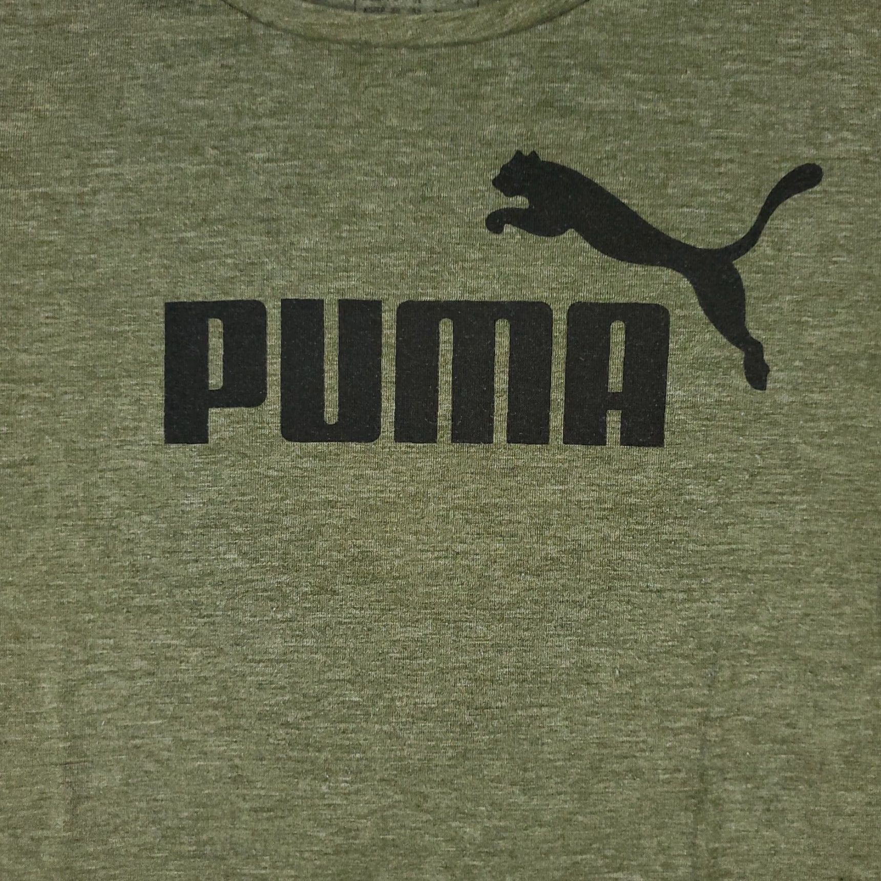 Puma VINTAGE Puma Womens T-Shirt Size XS Crew Neck Logo Casual Short Sleeve Green Size XS / US 0-2 / IT 36-38 - 2 Thumbnail