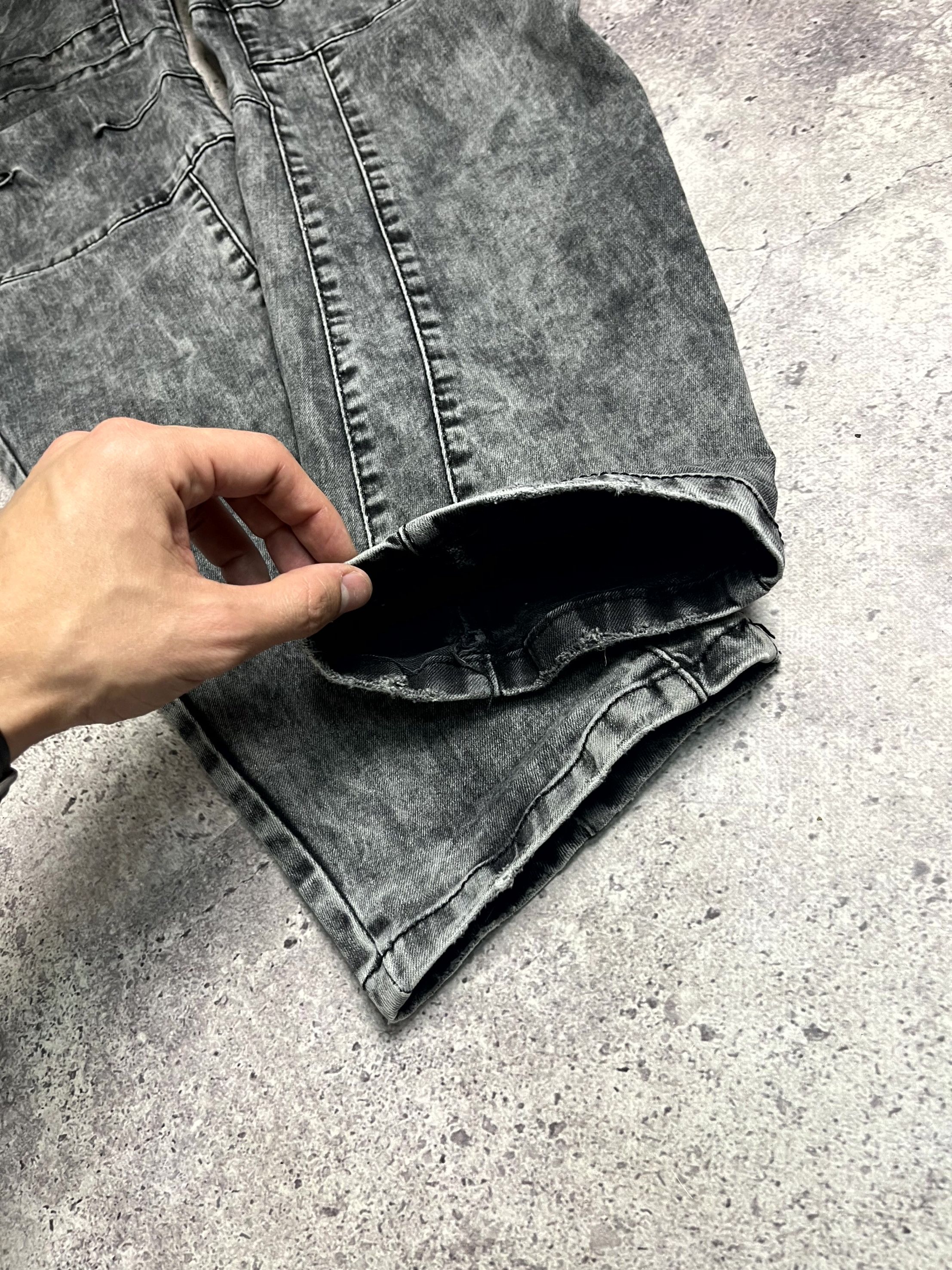 Other Cipo & Baxx Mens Washed Denim Slim Fit Gray Jeans Size 32 Size US 32 / EU 48 - 4 Thumbnail
