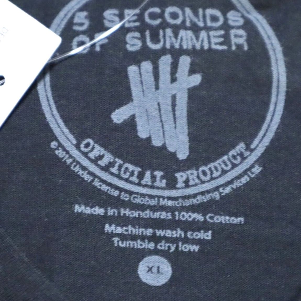 Hot Topic Hot Topic 5 Seconds of Summer Solid T-Shirt Black Women's XL Shirt Size XL / US 12-14 / IT 48-50 - 5 Thumbnail