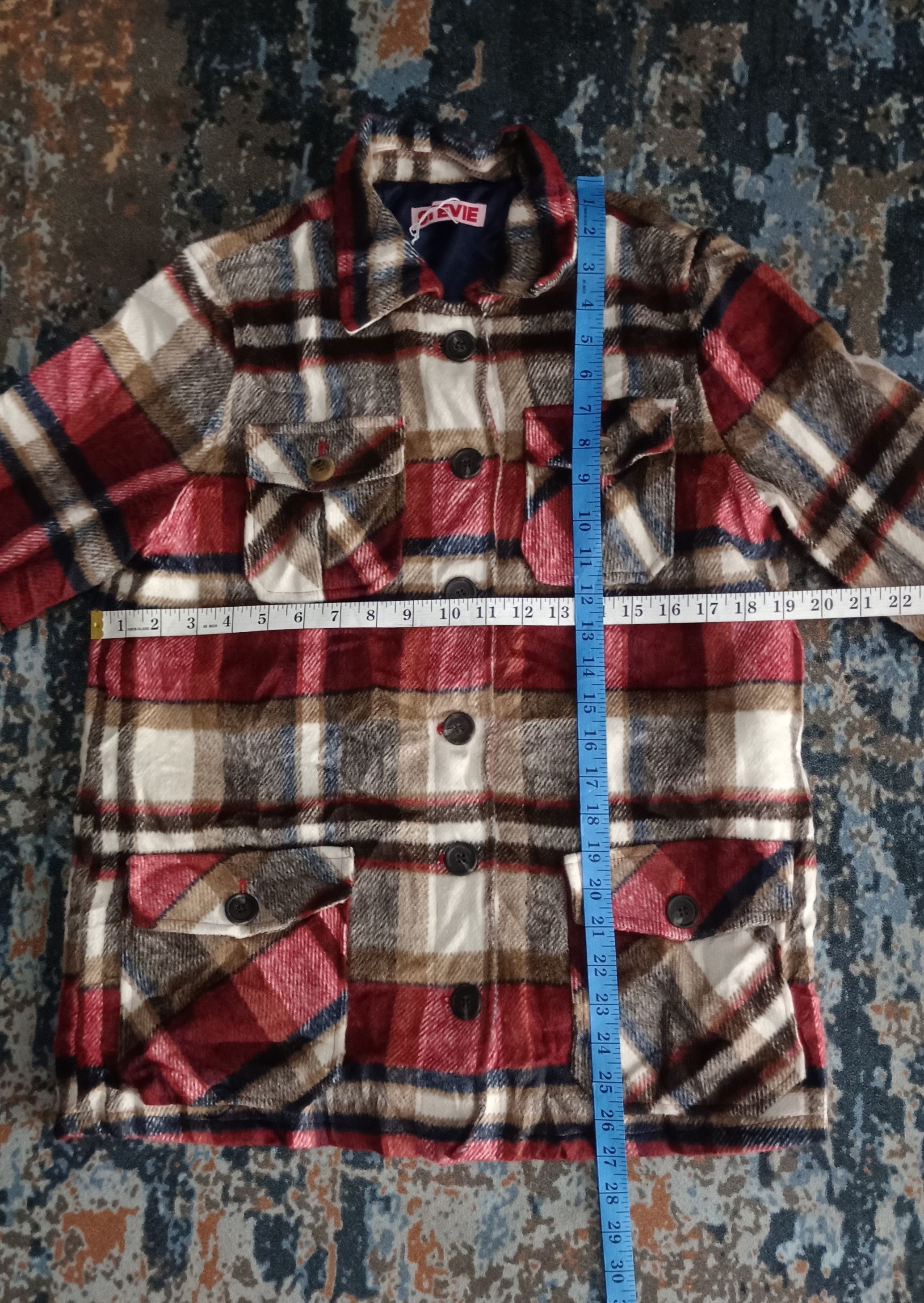 Japanese Brand Stevie BAD Super Underground Factory Flannel Jacket Size US M / EU 48-50 / 2 - 15 Thumbnail