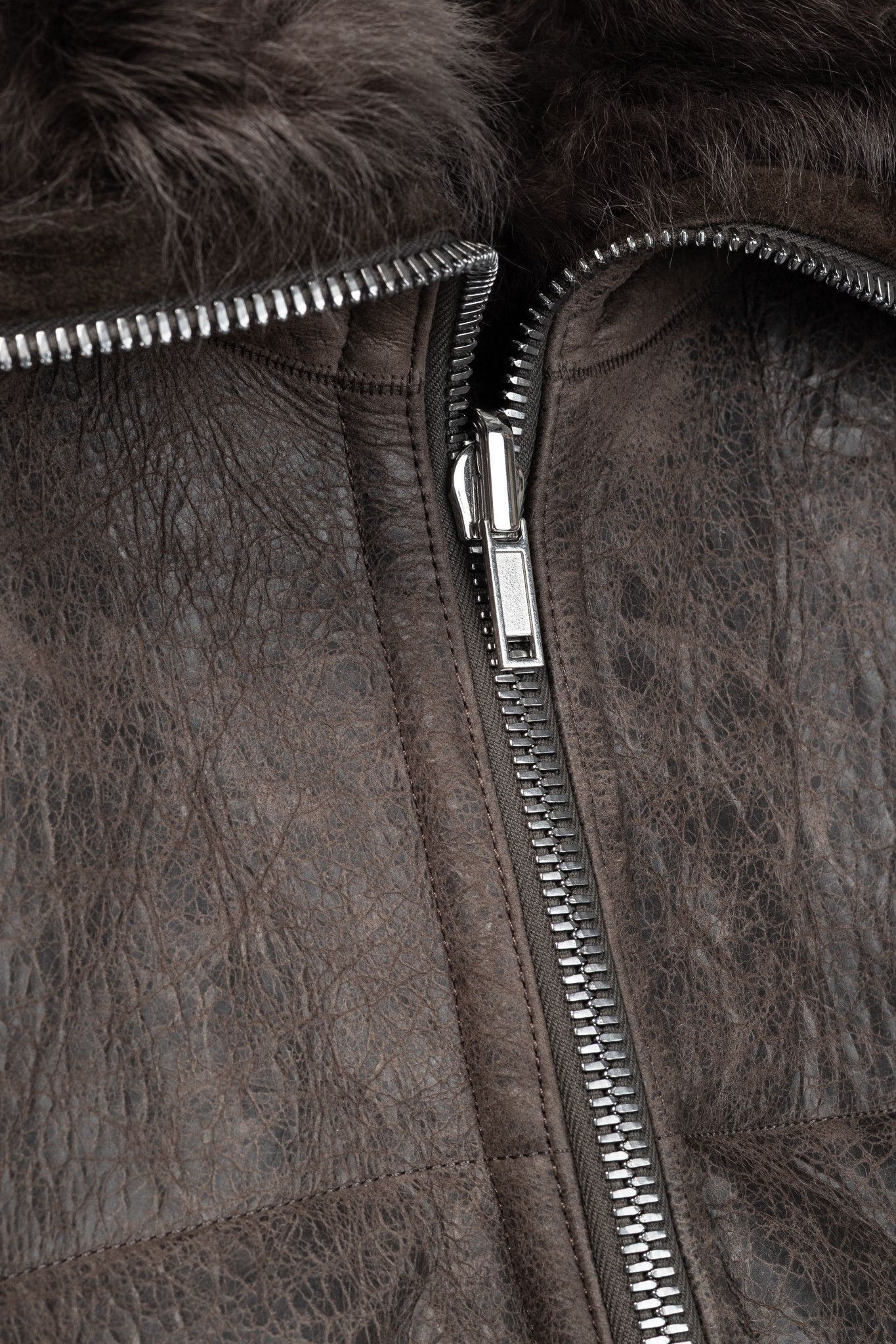 Rick Owens Rick Owens FW25 Concordians Exploder Fur & Leather Jacket Size S / US 4 / IT 40 - 8 Thumbnail