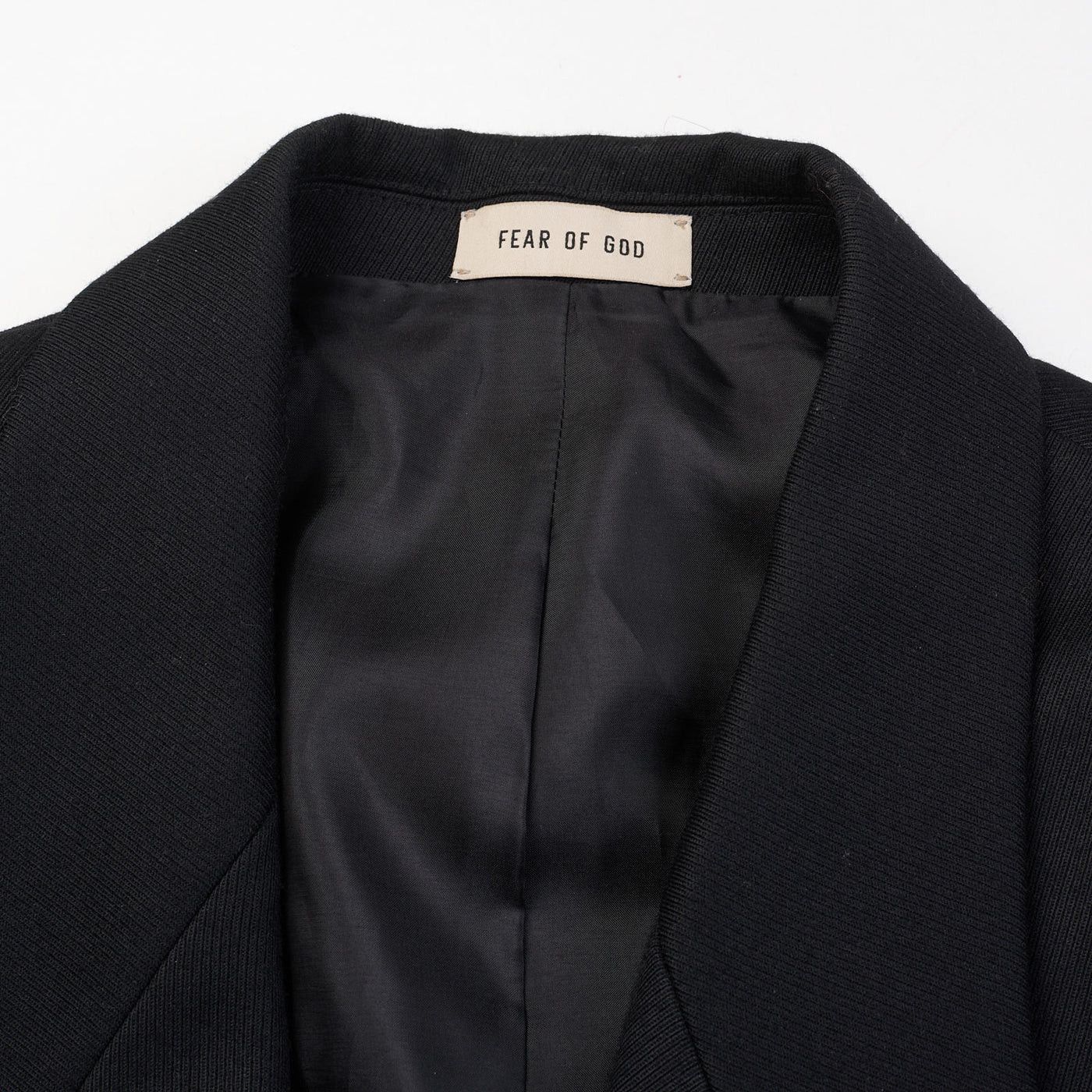 Fear of God FEAR OF GOD Black Eternal Wool California DB Jacket Size 40R - 7 Thumbnail