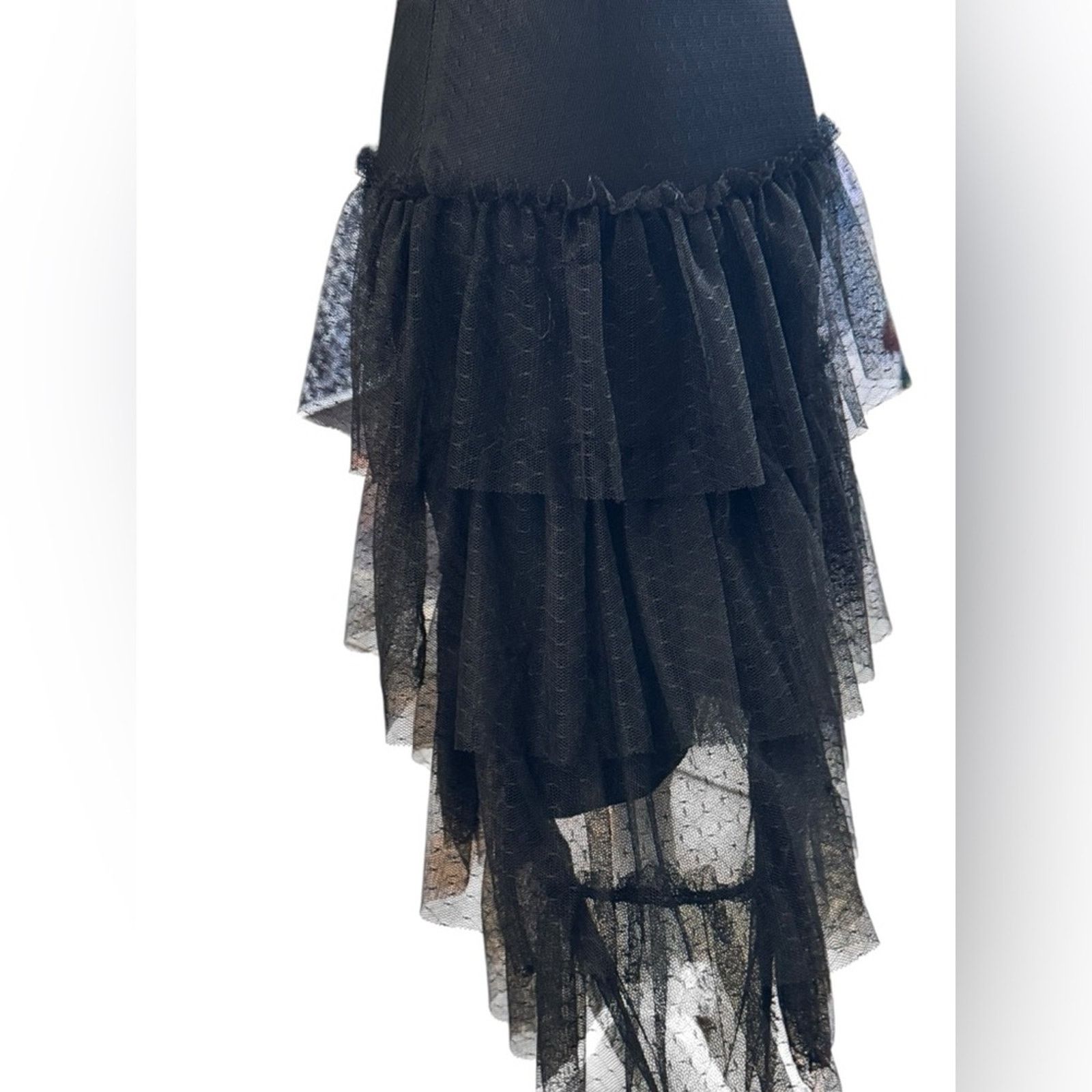 Betsey Johnson Betsey Johnson 90s Y2K Whimsy Goth Dot Net Skirt Size S Size 28" / US 6 / IT 42 - 3 Thumbnail