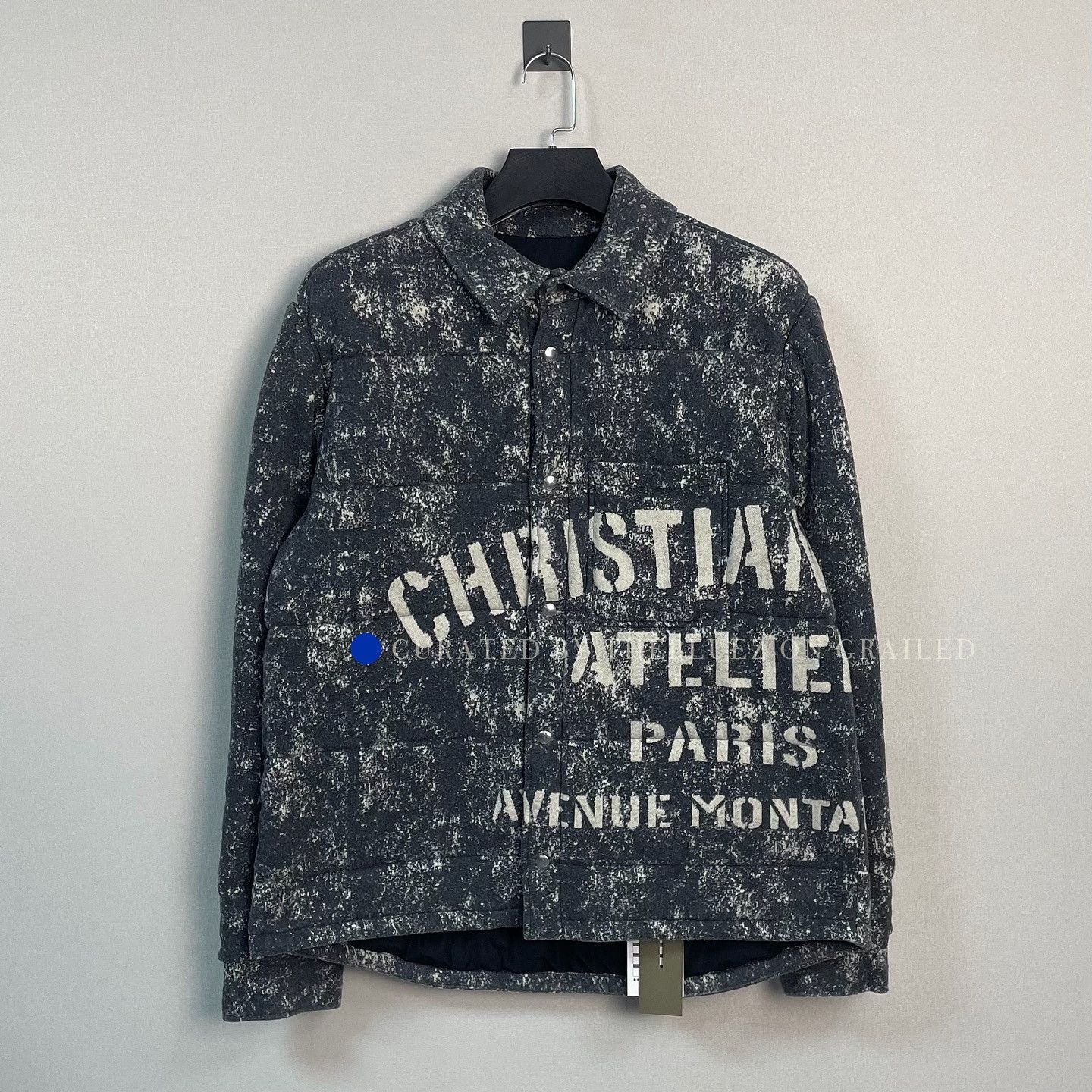 Dior Quilted Black Shirt Jacket in XL Size US XL / EU 56 / 4 - 1 Thumbnail