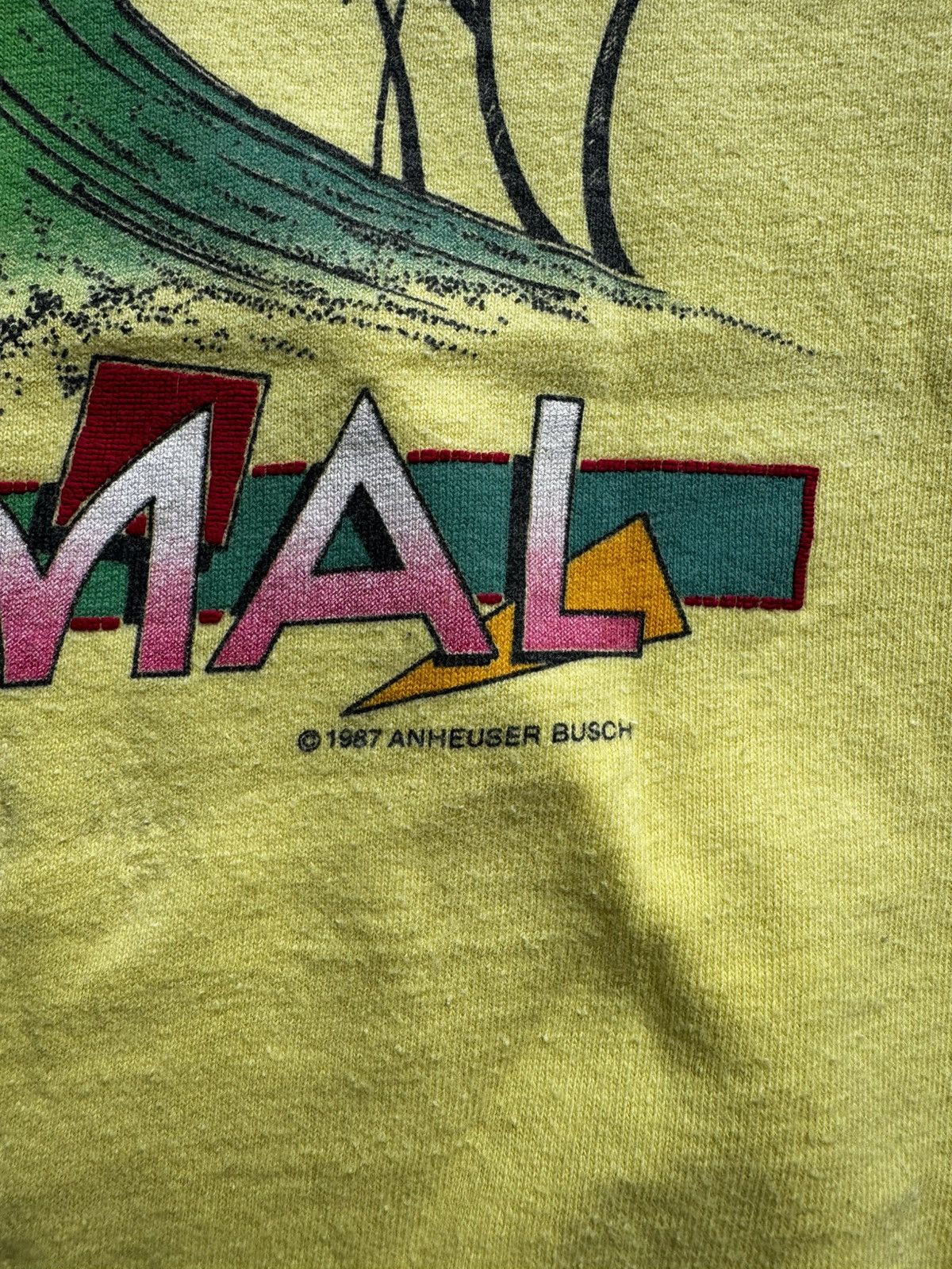 Vintage CRAZY VINTAGE 80's SPUD MACKENZIE TEE Size US XL / EU 56 / 4 - 5 Thumbnail