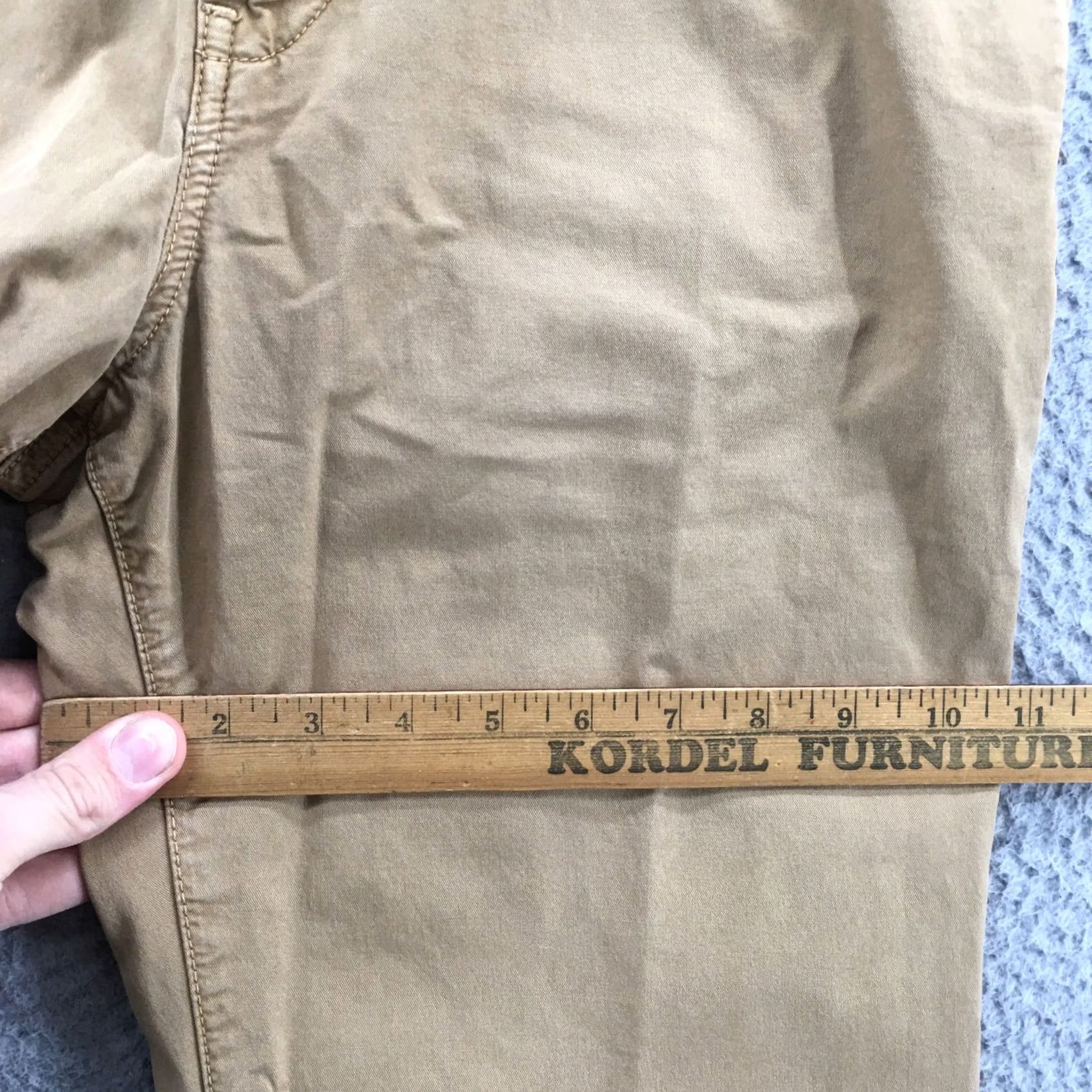 American Eagle Outfitters VINTAGE American Eagle Outfitters Chino Pants Mens 32x36 Beige Mid Rise Zip Fly Slim/Regular Tie Legs? Size US 32 / EU 48 - 7 Thumbnail