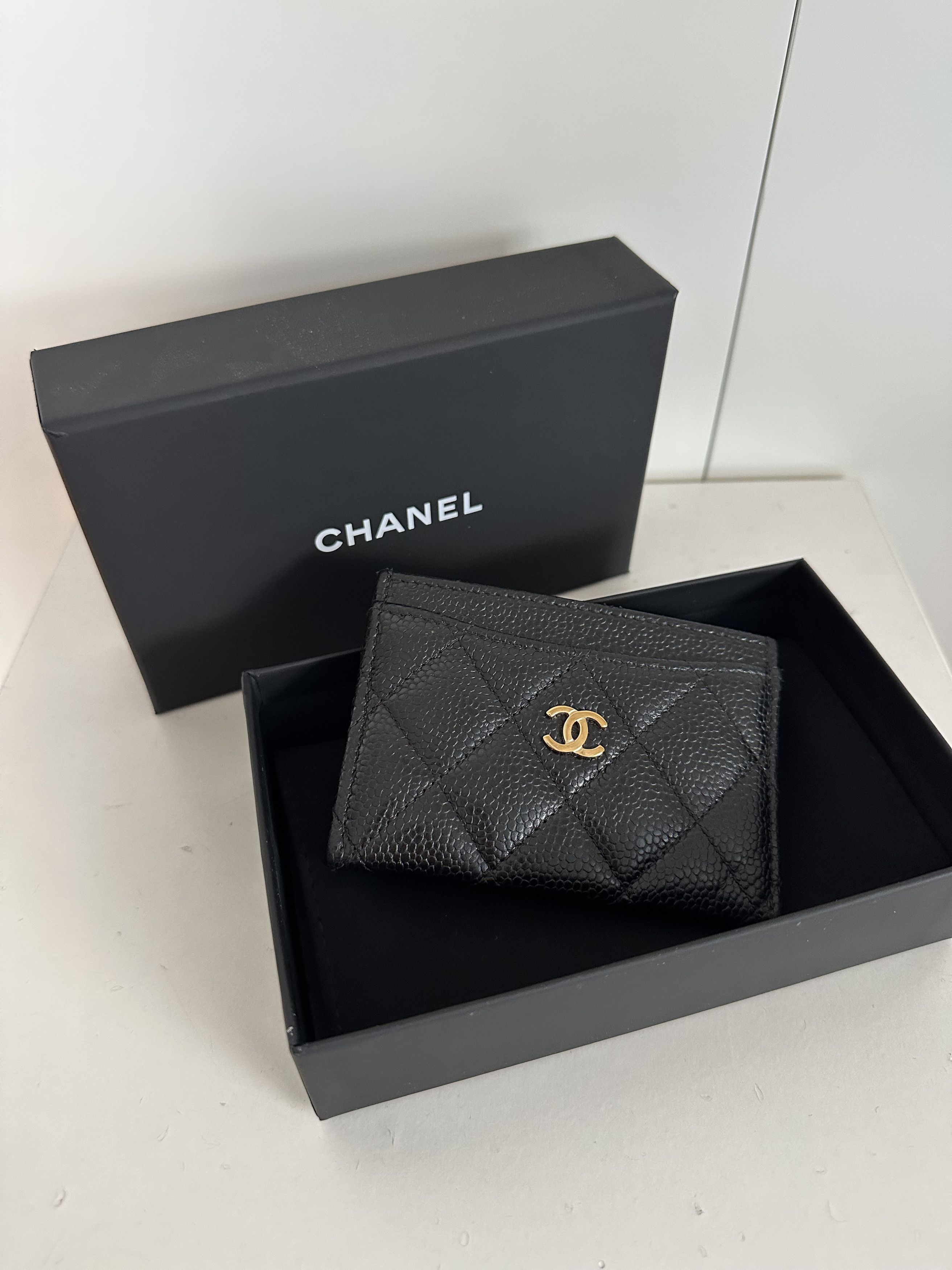 Chanel Chanel Black Quilted Caviar Card Case Size ONE SIZE - 2 Thumbnail