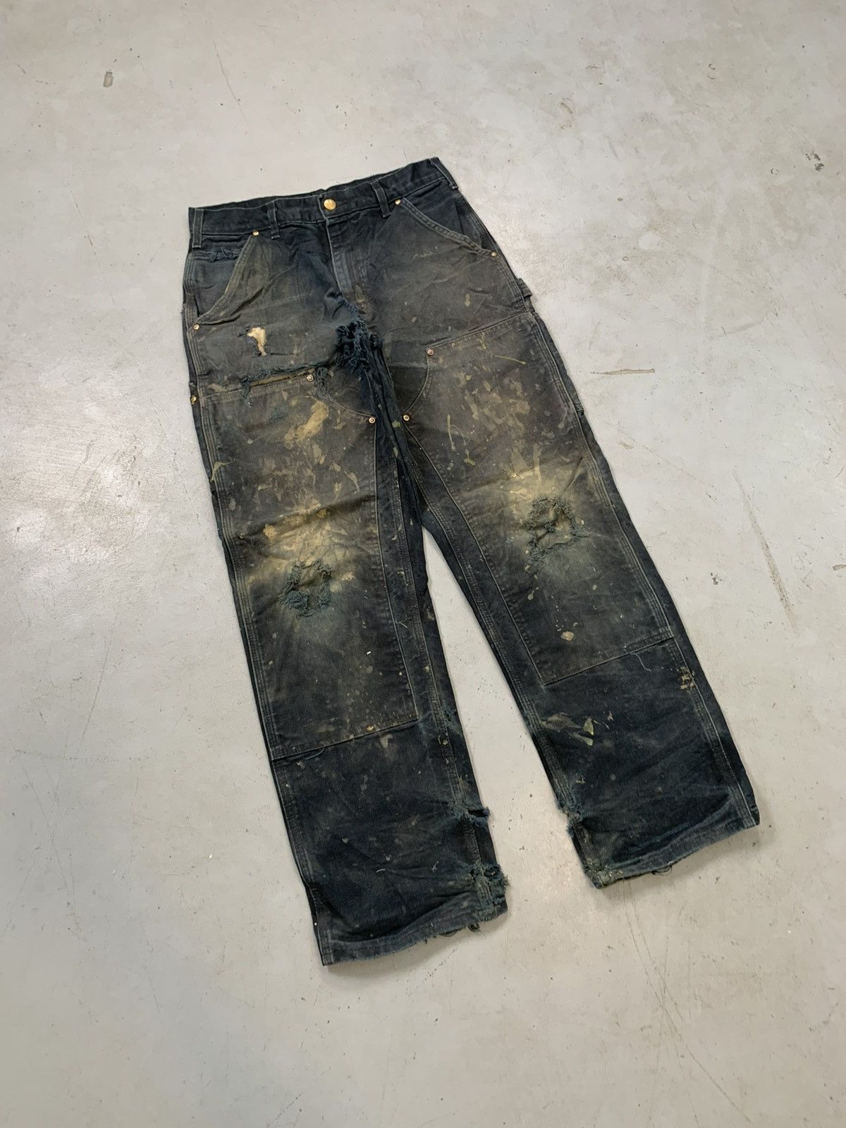 Carhartt vintage carhartt double knee b01 blk Size US 30 / EU 46 - 1 Thumbnail