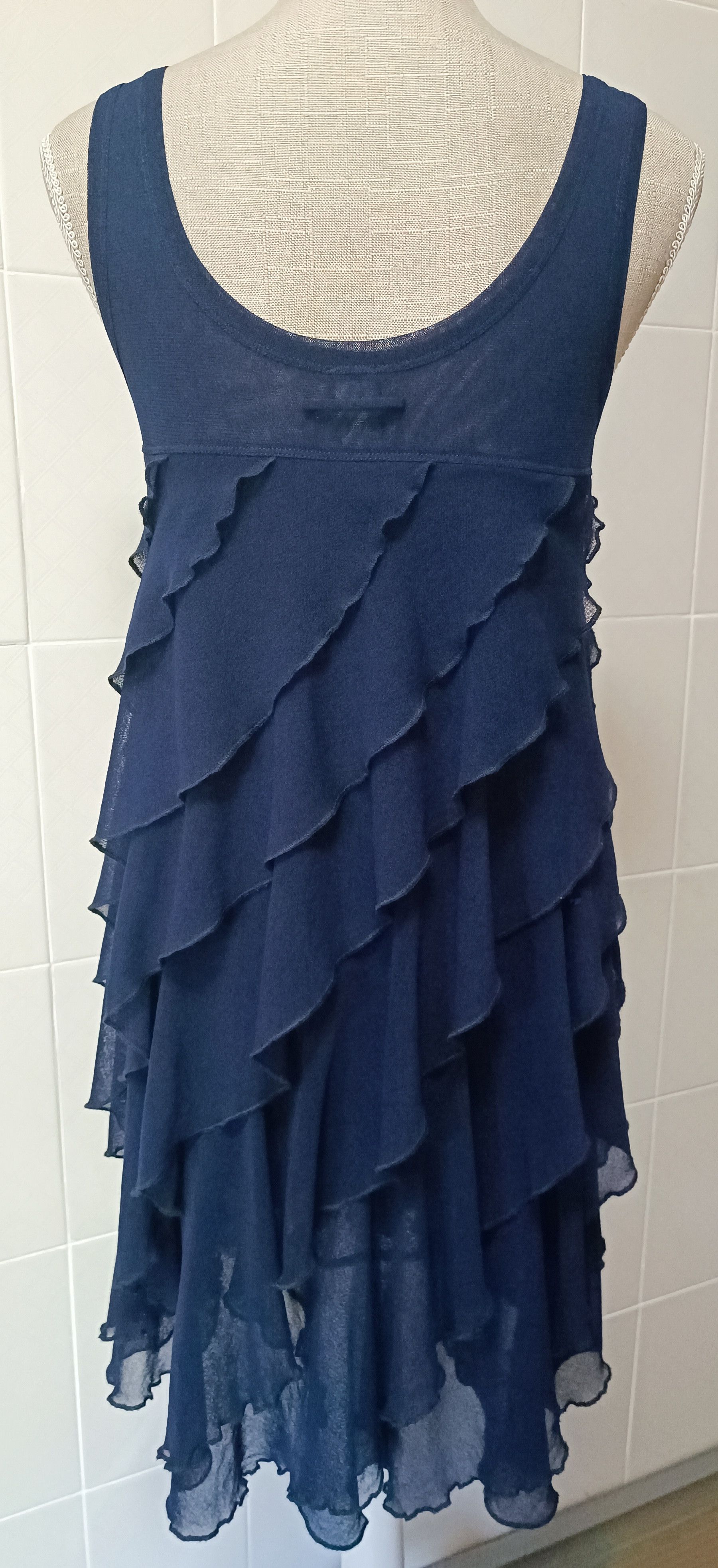 Jean Paul Gaultier 2000's _ Ruffles Tank dress Size L / US 10 / IT 46 - 20 Thumbnail