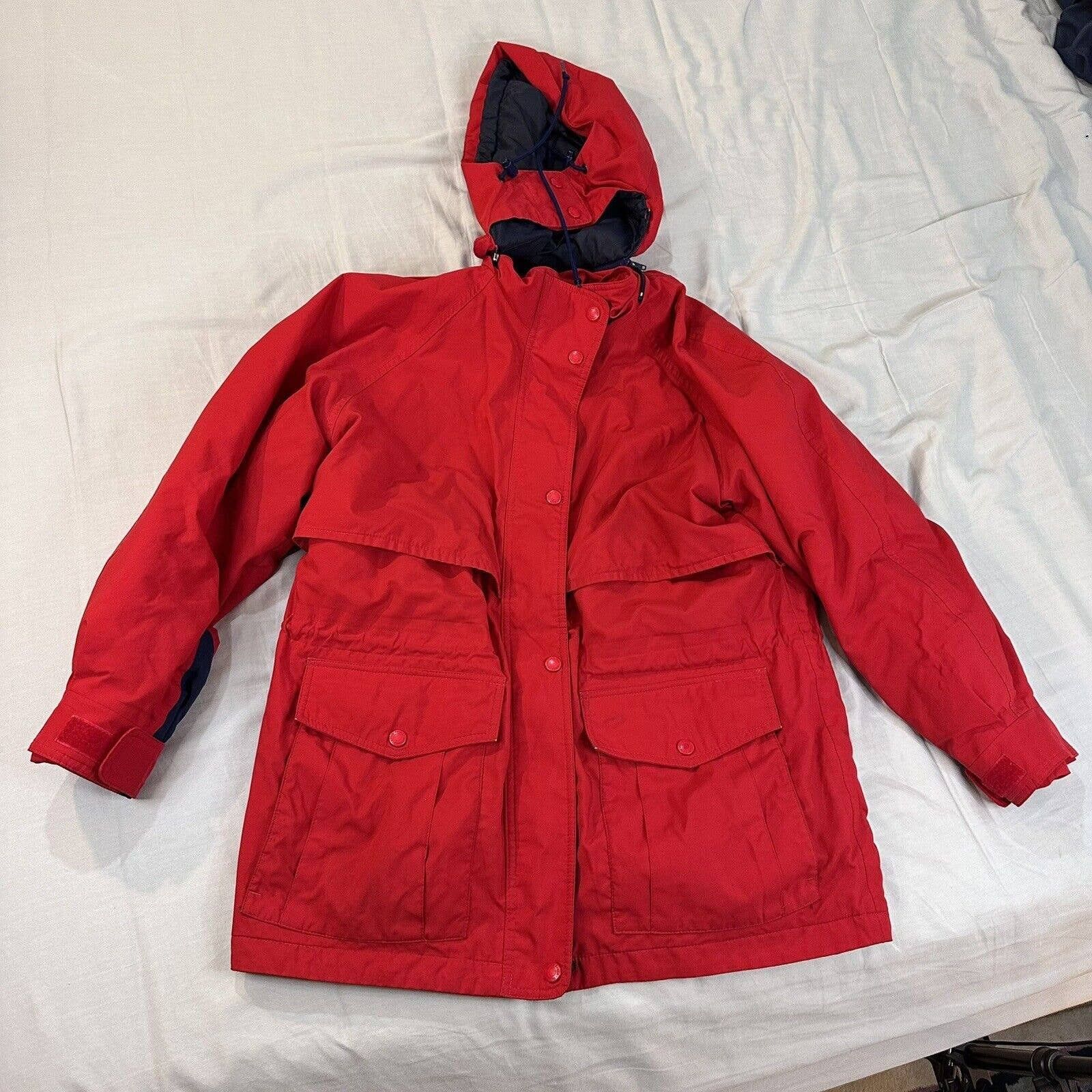 Eddie Bauer Vintage Eddie Bauer Jacket Red Medium M Gore-Tex ...