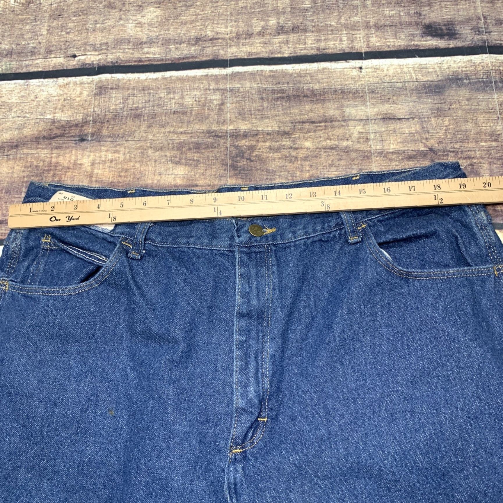 Red Kap Red Kap Carpenter Jeans Mens 42 x 30 Pants Workwear Hammer Loop Pockets Blue 42 Regular Mens Size US 42 / EU 58 - 6 Thumbnail