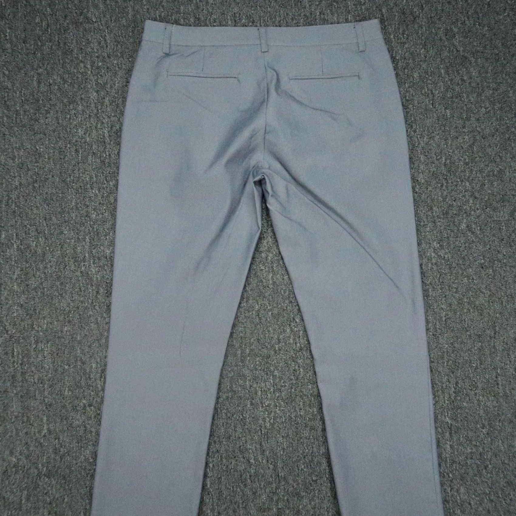 Mizzen+Main Mizzen+Main Pants Mens 34x28 Blue Chino Straight Front Stretch 34 Regular Size US 34 / EU 50 - 4 Thumbnail