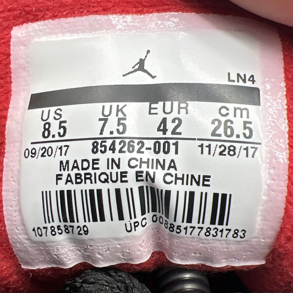 Jordan Brand Air Jordan 3 Black Cement Size US 8.5 / EU 41-42 - 8 Thumbnail