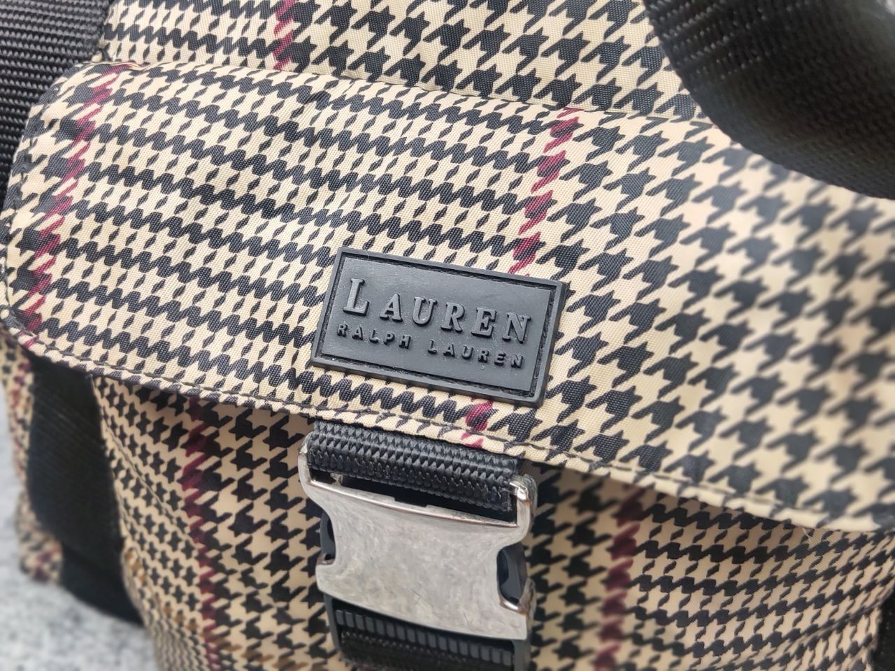 Ralph Lauren Vintage Lauren Ralph Lauren Houndstooth Tote Shoulder Bag Size ONE SIZE - 4 Thumbnail