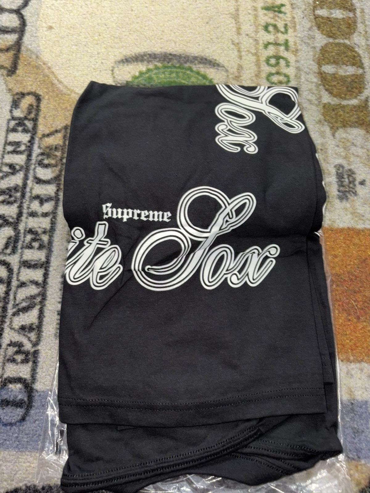 MLB × Supreme Supreme MLB Teams Sox Tee Black Size US XXL / EU 58 / 5 - 3 Thumbnail