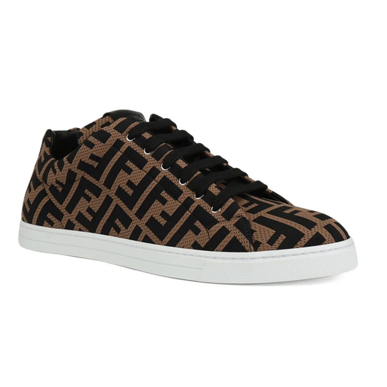 Fendi Fendi Forever Allover Logo Monogram Tabacco Brown Black Size US 13 / EU 46 - 5 Thumbnail