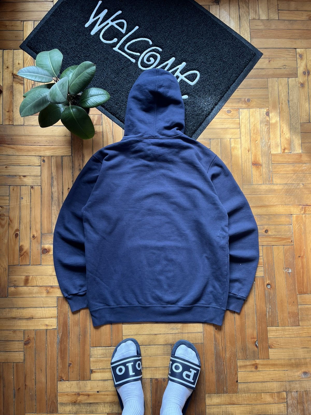 Diesel × Vintage Vintage Diesel Big Logo Avant Garde Blue Hoodie Men's Size US L / EU 52-54 / 3 - 3 Thumbnail