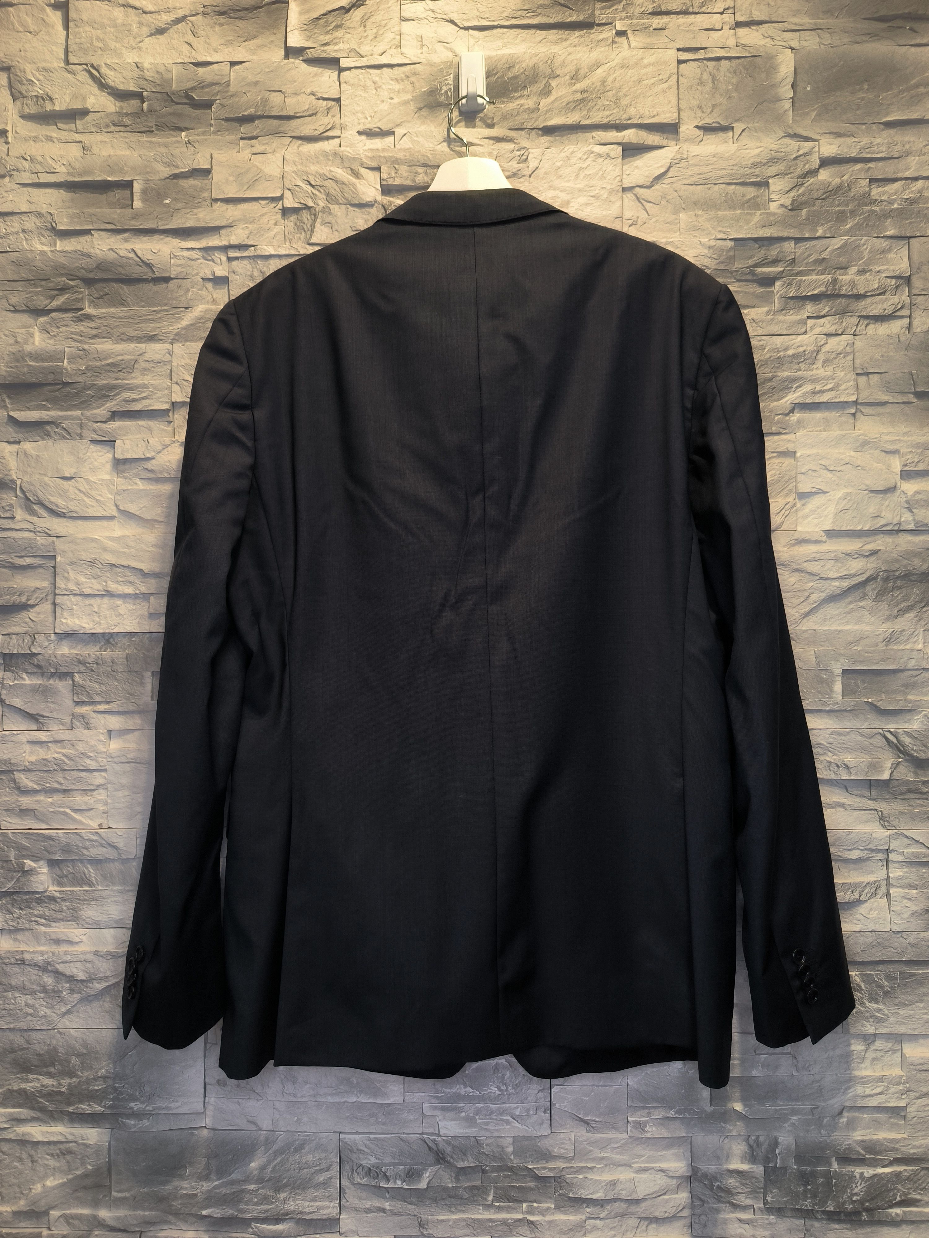 Ermenegildo Zegna × Z Zegna Z Zegna Suit Jacket Black Wool Size 54L - 4 Thumbnail