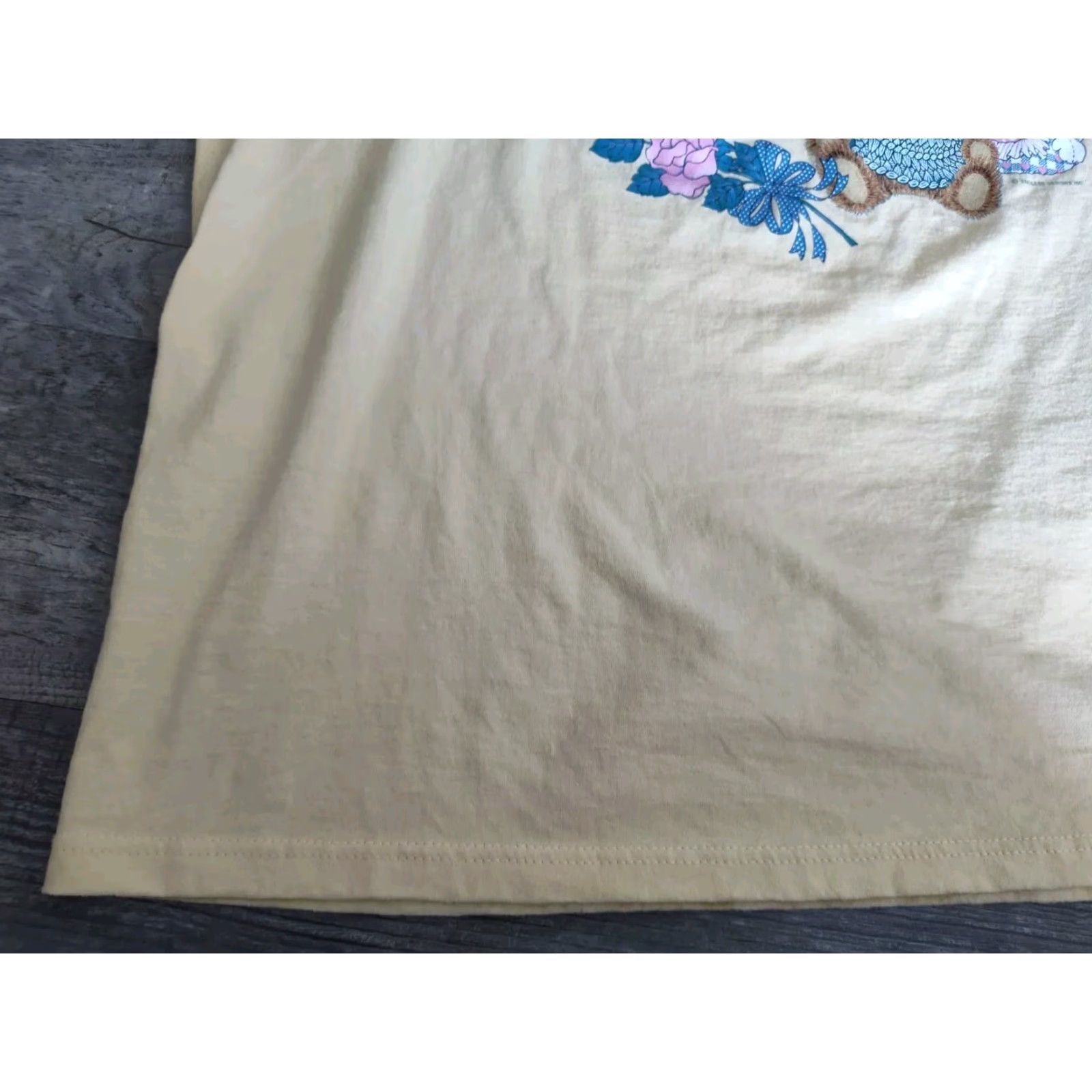 Jerzees Vintage 90s Teddy Bear Shirt Bunny Kittens Cute Cottage Core Tee Shirt USA Made Size US XL / EU 56 / 4 - 2 Thumbnail
