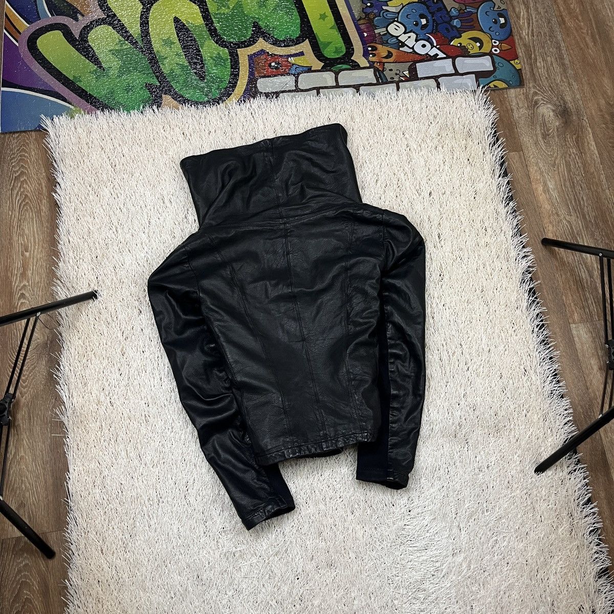 Allsaints Vintage Allsaints Kaito Leather Jacket Rick Owens STYLE Size L / US 10 / IT 46 - 2 Thumbnail