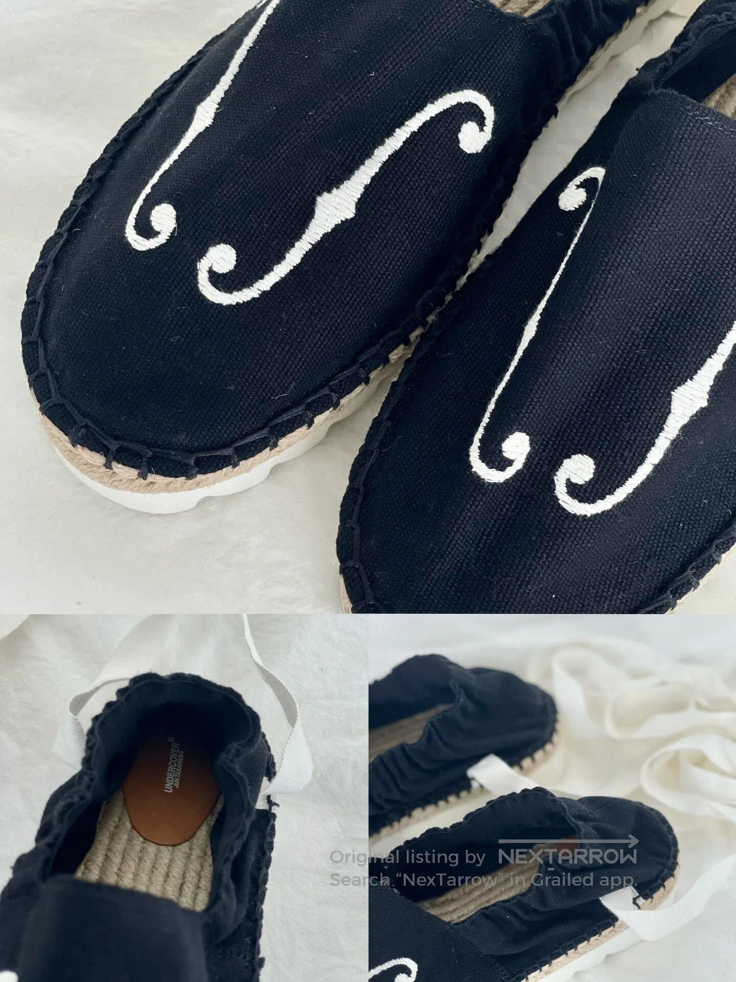 Undercover UNDERCOVER Jazz Inspired Espadrille Shoes. Size US 5 / IT 35 - 7 Thumbnail