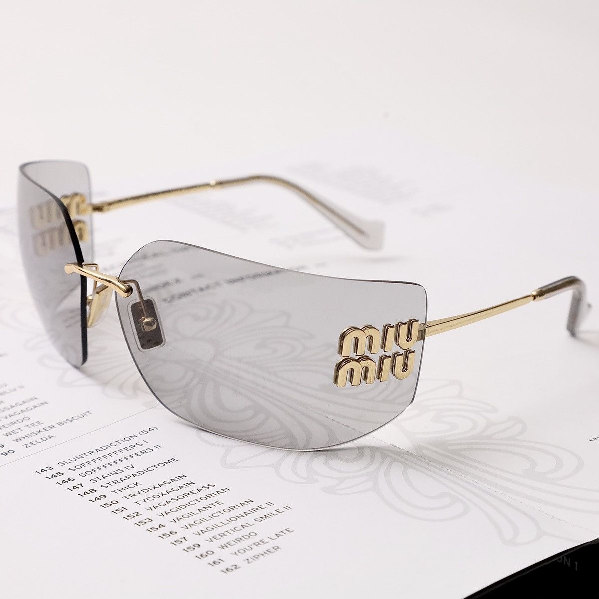 Miu Miu MIU MIU 0MU 54YS SUNGLASSES Size ONE SIZE - 2 Thumbnail