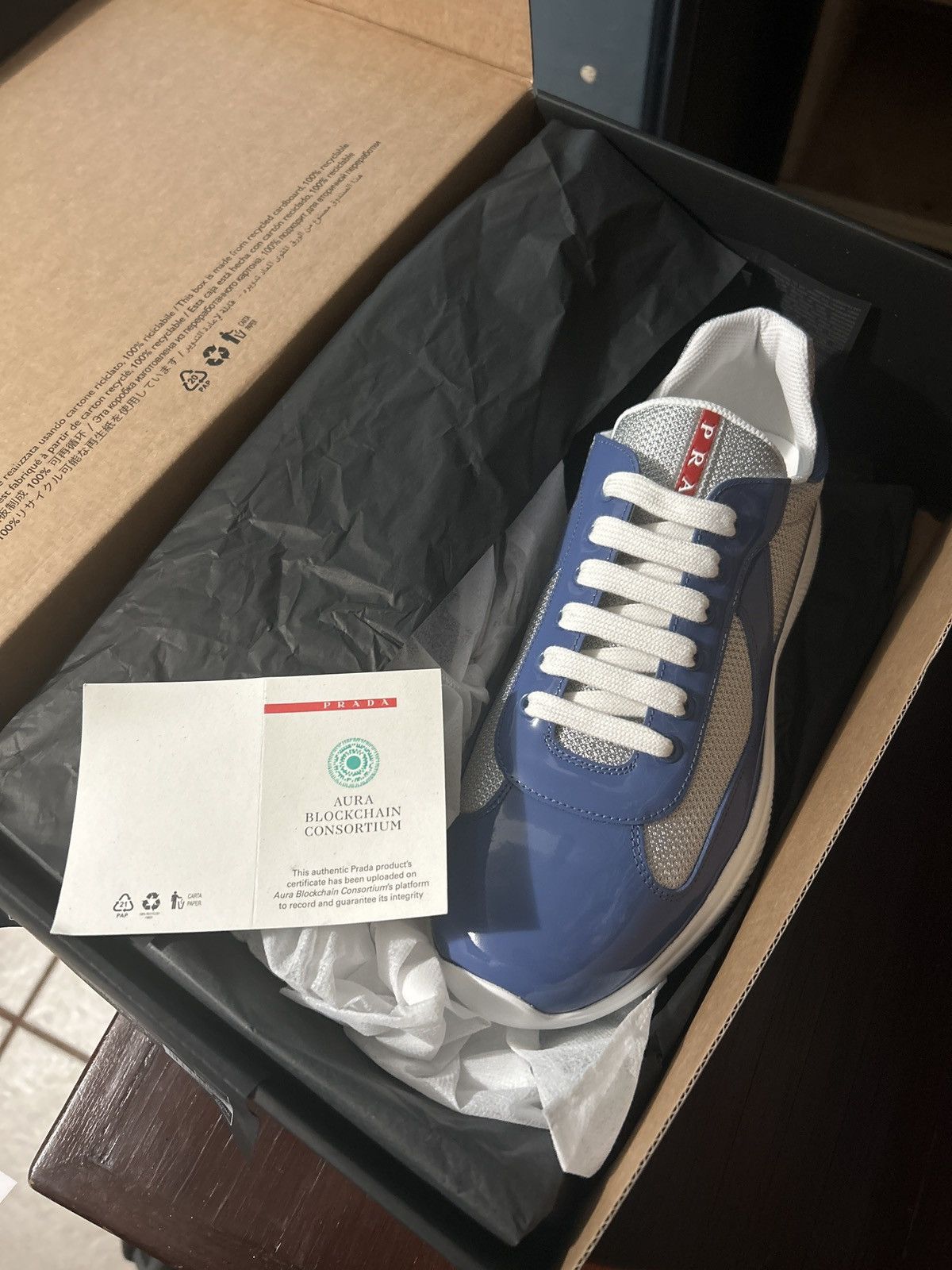 Prada Prada American Cup sneakers Size US 8.5 / EU 41-42 - 1 Thumbnail