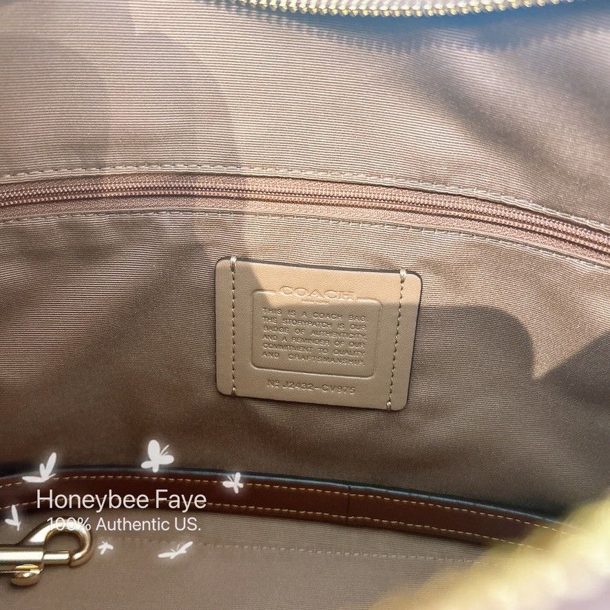 Coach Laurel Shoulder Bag In Signature Canvas CV975 Size ONE SIZE - 7 Thumbnail