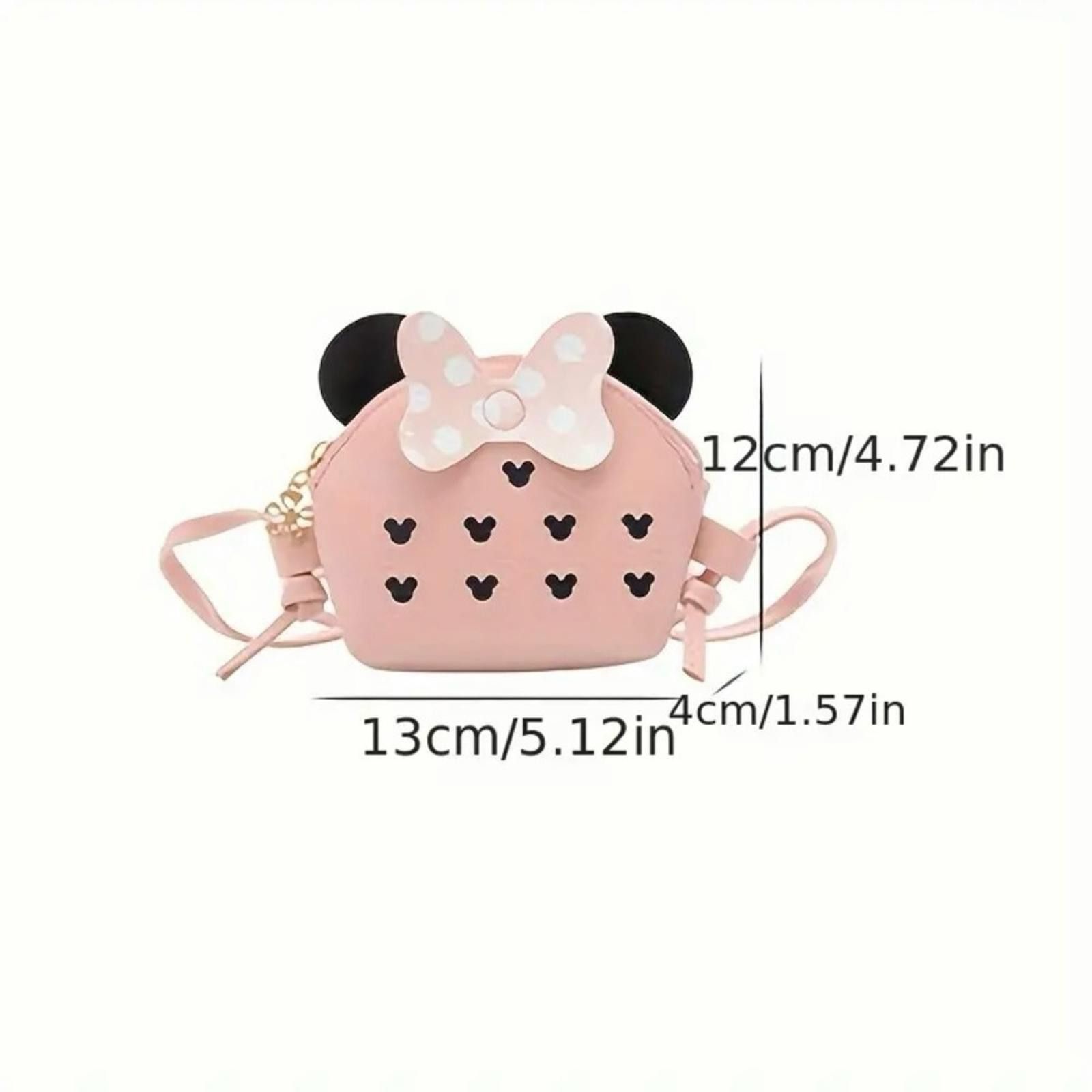 Designer Cute! Disney Pink Minnie Mouse Crossbody NWT Size ONE SIZE - 2 Thumbnail