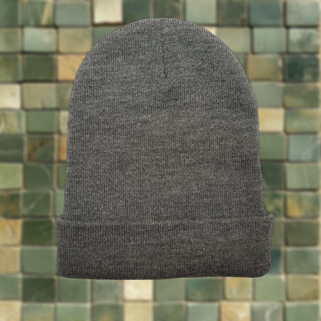 Carhartt VINTAGE Carhartt Beanie Hat Mens Gray Outdoor Winter Stocking Casual Ski Snowboard Work Size ONE SIZE - 1 Thumbnail