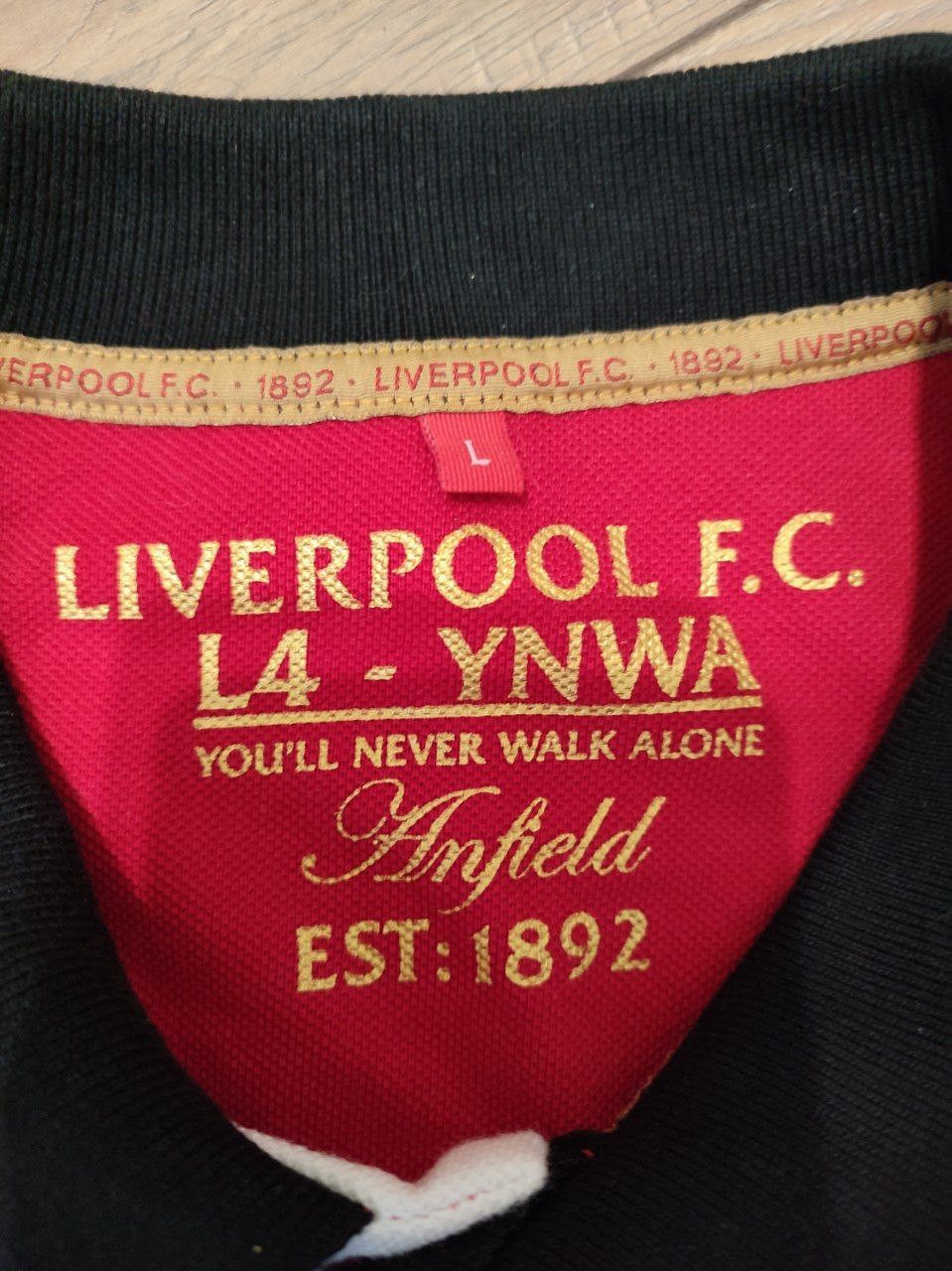 Other Soccer Polo T shirt LFC Liverpool team ,big logo embroidered Size US L / EU 52-54 / 3 - 6 Thumbnail