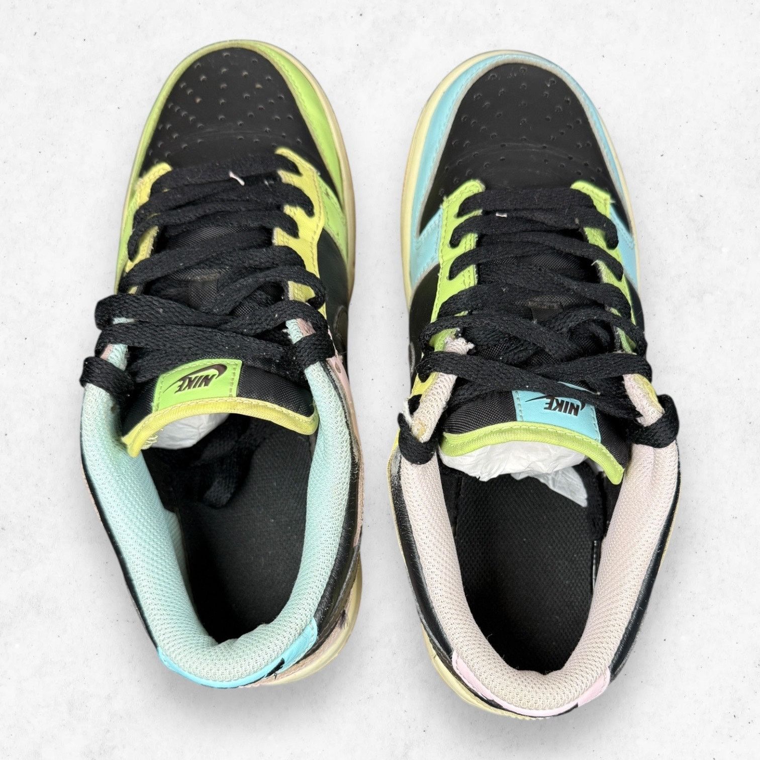 Nike Nike Dunk Low Free.99 Black GS 5.5Y Multicolor Pre-Owned Size US 5.5 / EU 38 - 7 Thumbnail