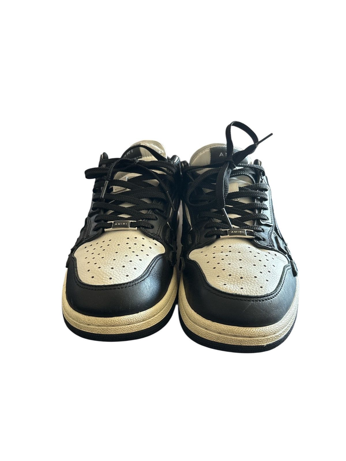 Amiri AMIRI black and white skeleton, low tops Size US 11 / EU 44 - 2 Thumbnail