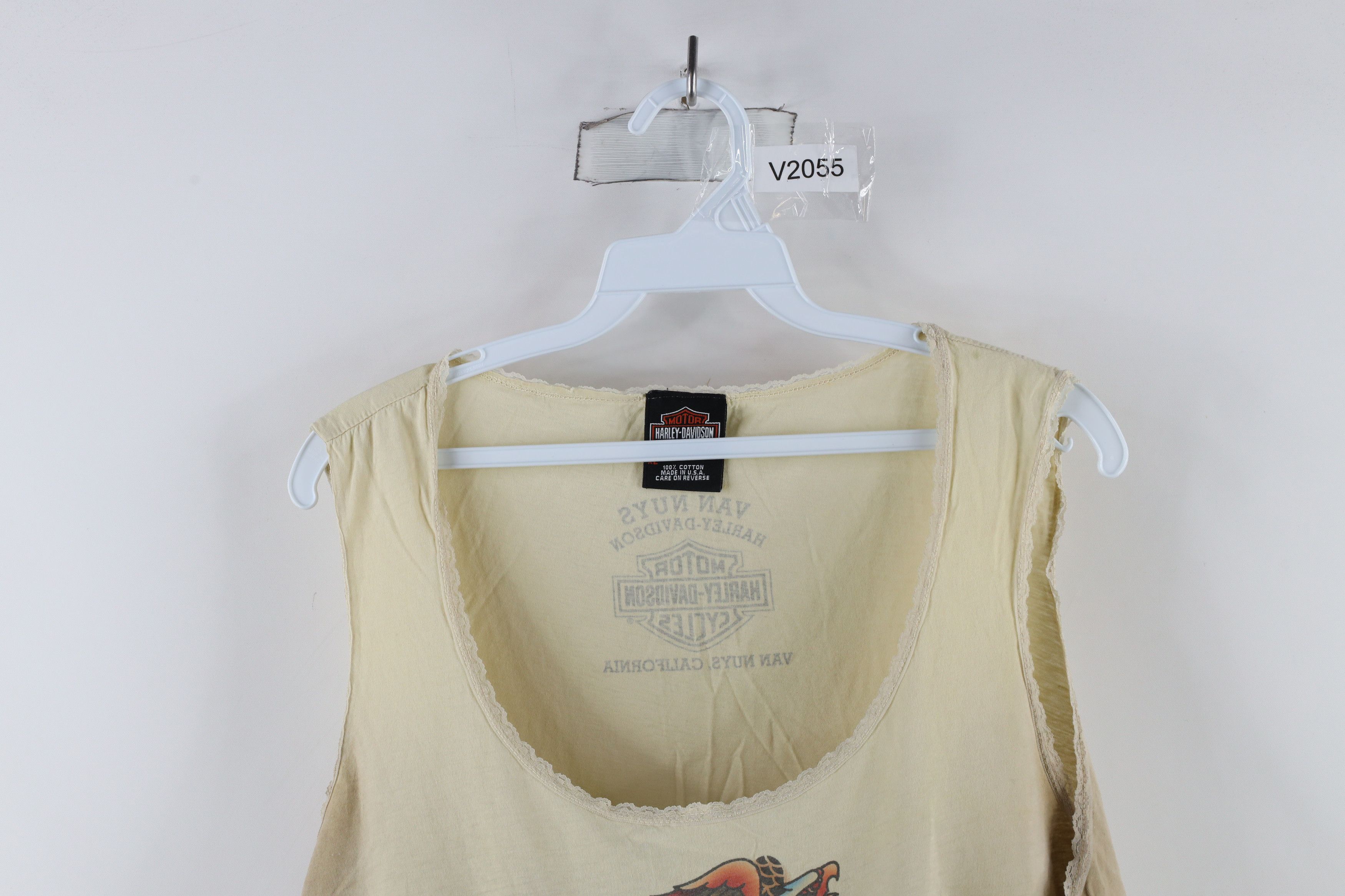 Harley Davidson × Vintage Vintage tg Y2K Harley Davidson Eagle Tank Top T-Shirt USA Size XL / US 12-14 / IT 48-50 - 2 Thumbnail