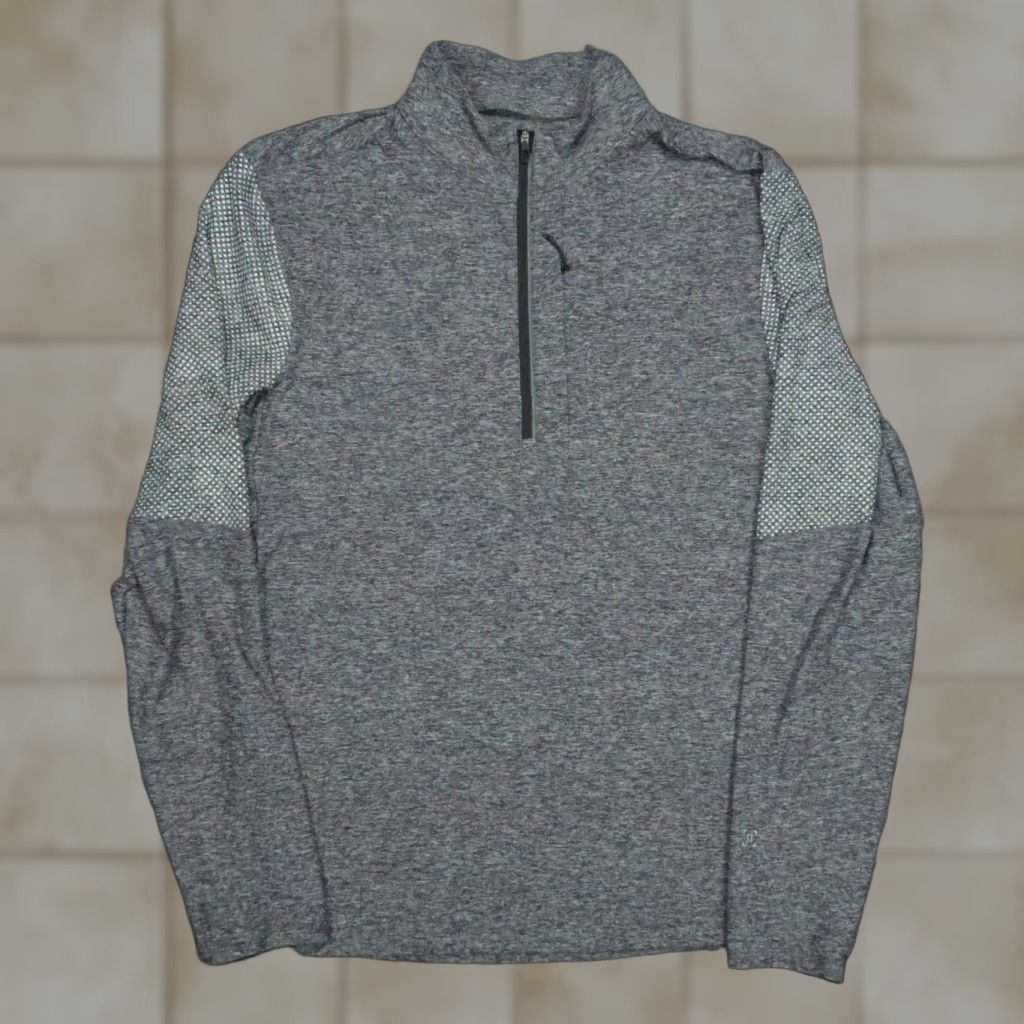 Lululemon Lululemon Pullover Mens Medium Heathered Gray Surge Warm Half Zip Pocket Size US M / EU 48-50 / 2 - 1 Thumbnail