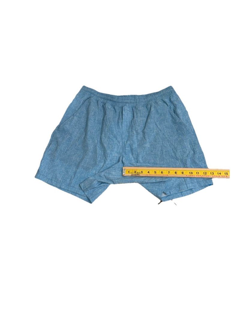 Lululemon LULULEMON PACE BREAKER SHORT 7”LINERLESS NEO BLUE MULTI XL Size US 42 / EU 58 - 6 Thumbnail