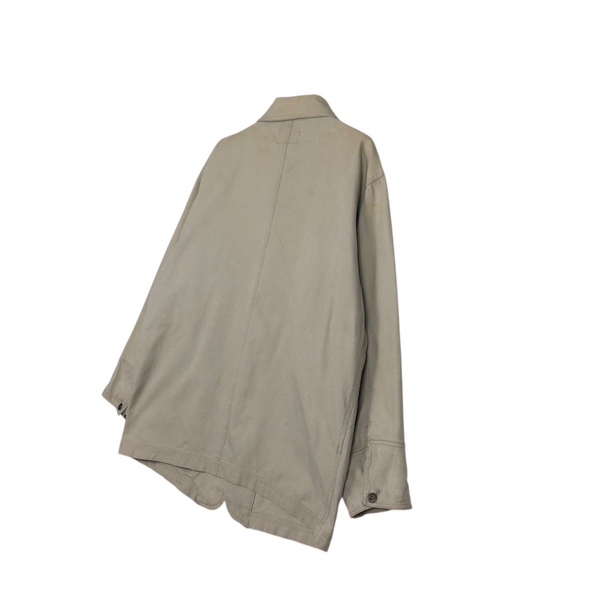 Japanese Brand Pract Studio Heavyweight Canvas Shop Jacket — Boxy Fit Size US L / EU 52-54 / 3 - 11 Thumbnail