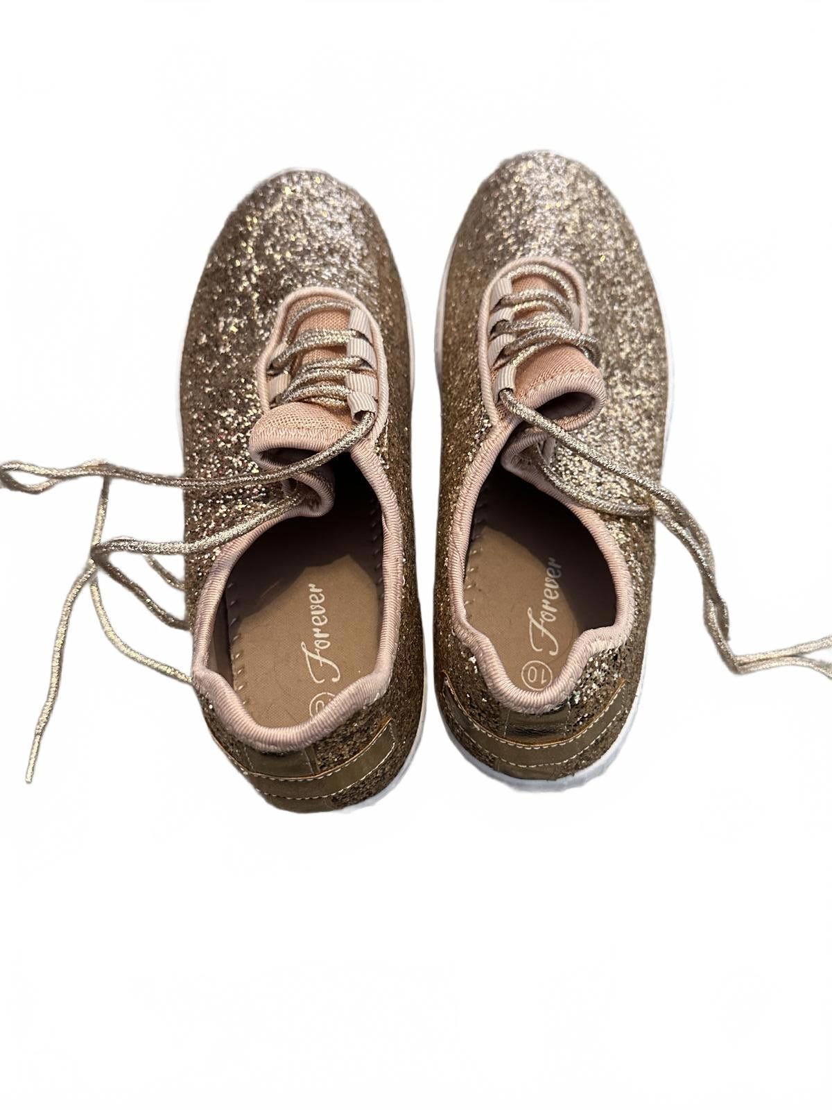 Designer Sparkling Glitter Sneakers by Forever nwot Size US 10 / IT 40 - 3 Thumbnail