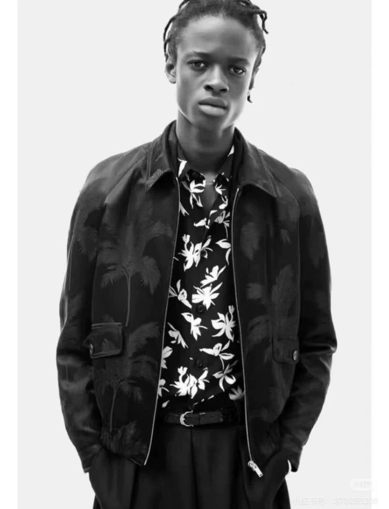 Saint Laurent Paris Saint Laurent 21SS Embroidered Bomber Jacket Size US XL / EU 56 / 4 - 6 Thumbnail