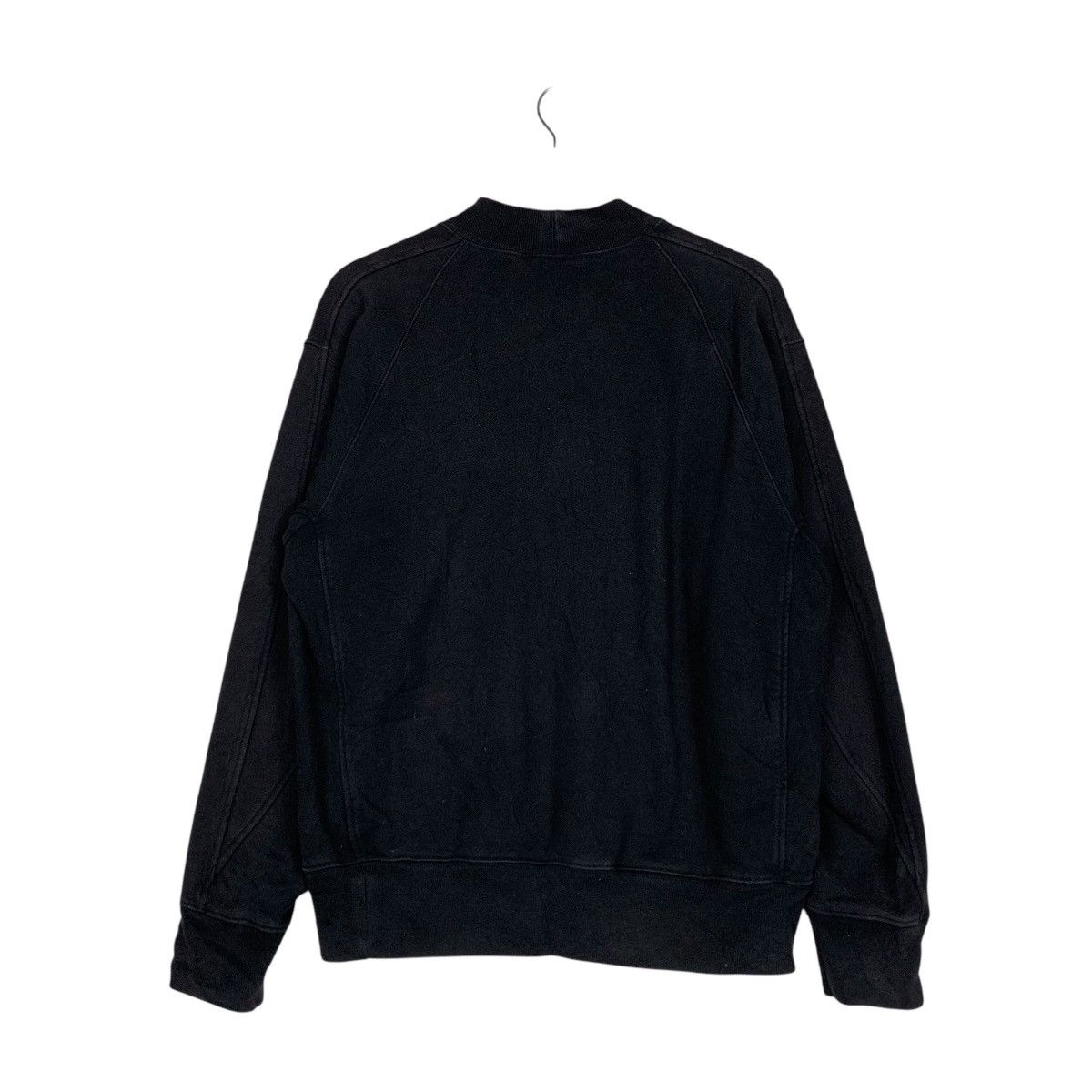 Lemaire × Uniqlo UNIQLO U LEMAIRE Black Plain Crewneck Sweatshirt #1477-C66 Size US M / EU 48-50 / 2 - 7 Thumbnail