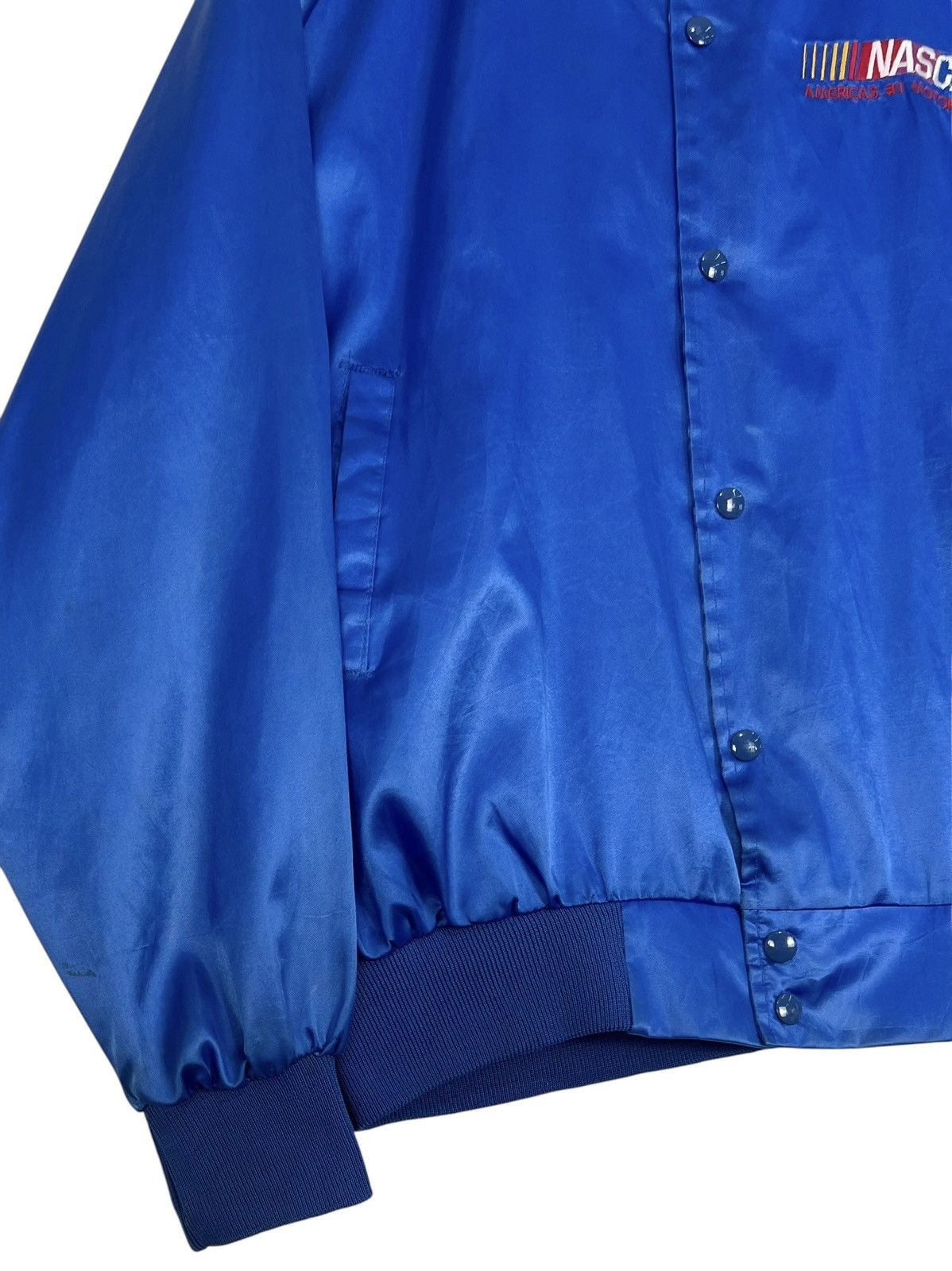 NASCAR Vintage NASCAR American #1 Motorsport Satin Blue Jacket Size US L / EU 52-54 / 3 - 6 Thumbnail