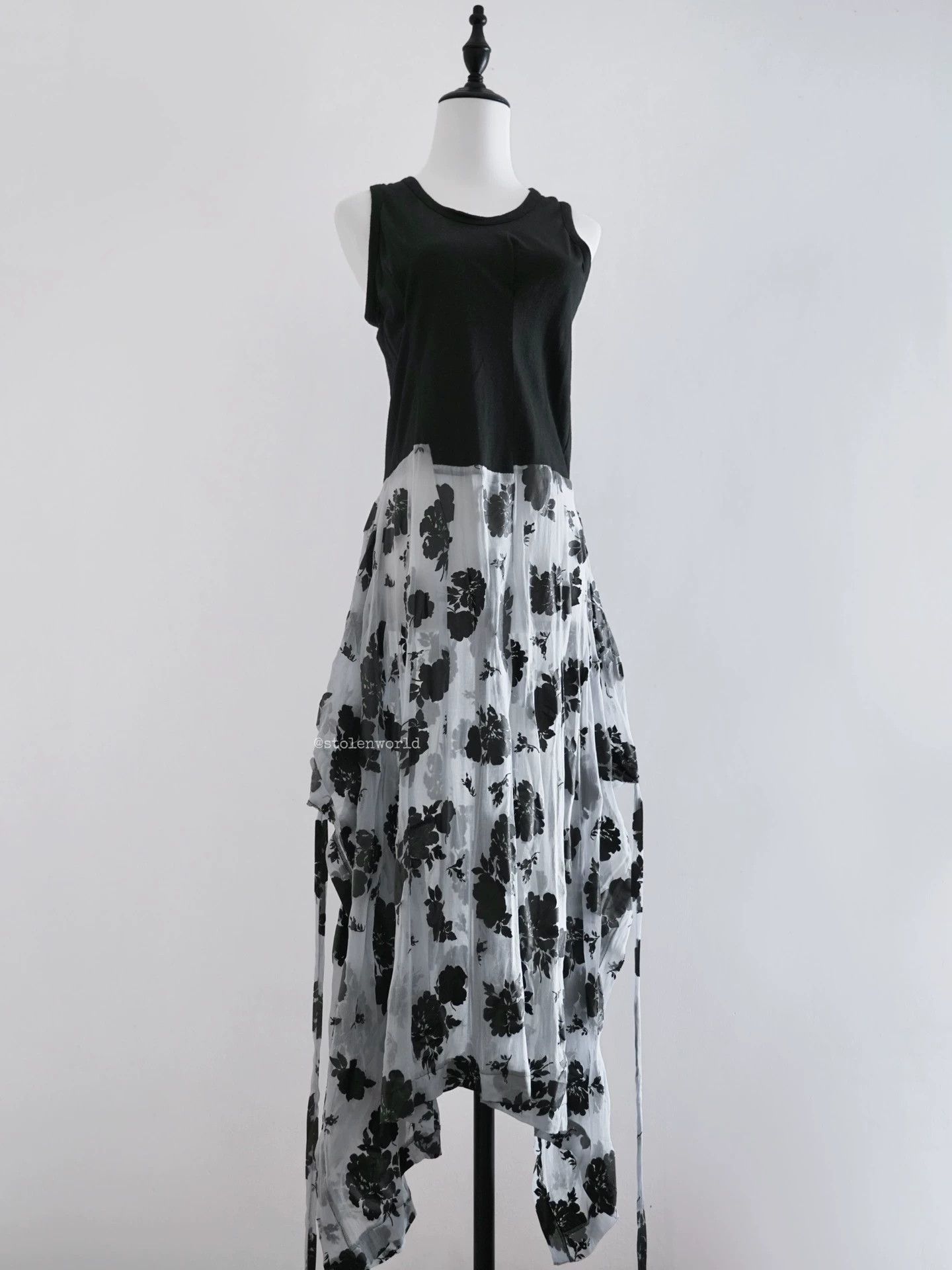 Comme des Garcons Comme des Garçons 1995 Rose Tulle Wool Dress Size F Size S / US 4 / IT 40 - 3 Thumbnail