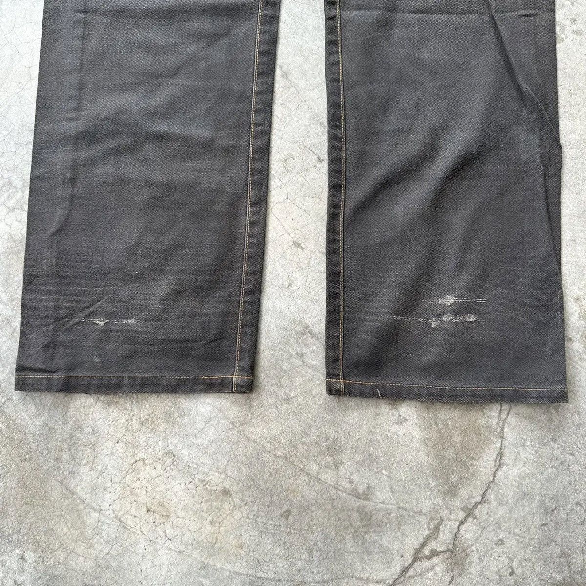 Ben Davis SICKSS💥💥80’s Vintage BEN DAVIS Suspenders Cinch Back Denim Size US 27 - 15 Thumbnail