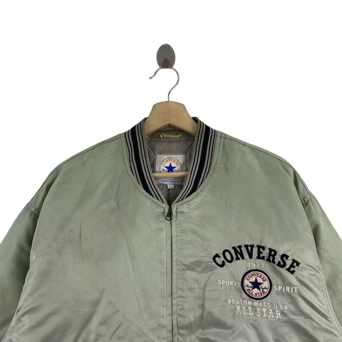 Converse CONVERSE ALL STAR Big Back Embroidered Logo Green Baseball Size US XL / EU 56 / 4 - 2 Thumbnail