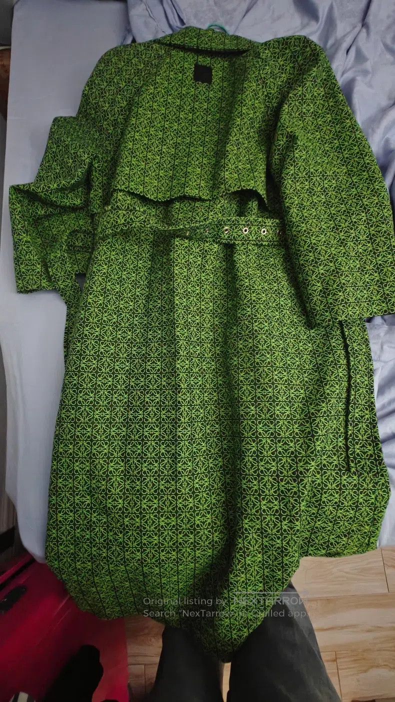 Loewe Loewe Green Printed Windbreaker, 96% Cotton + 4% Polyester Size M / US 6-8 / IT 42-44 - 1 Thumbnail
