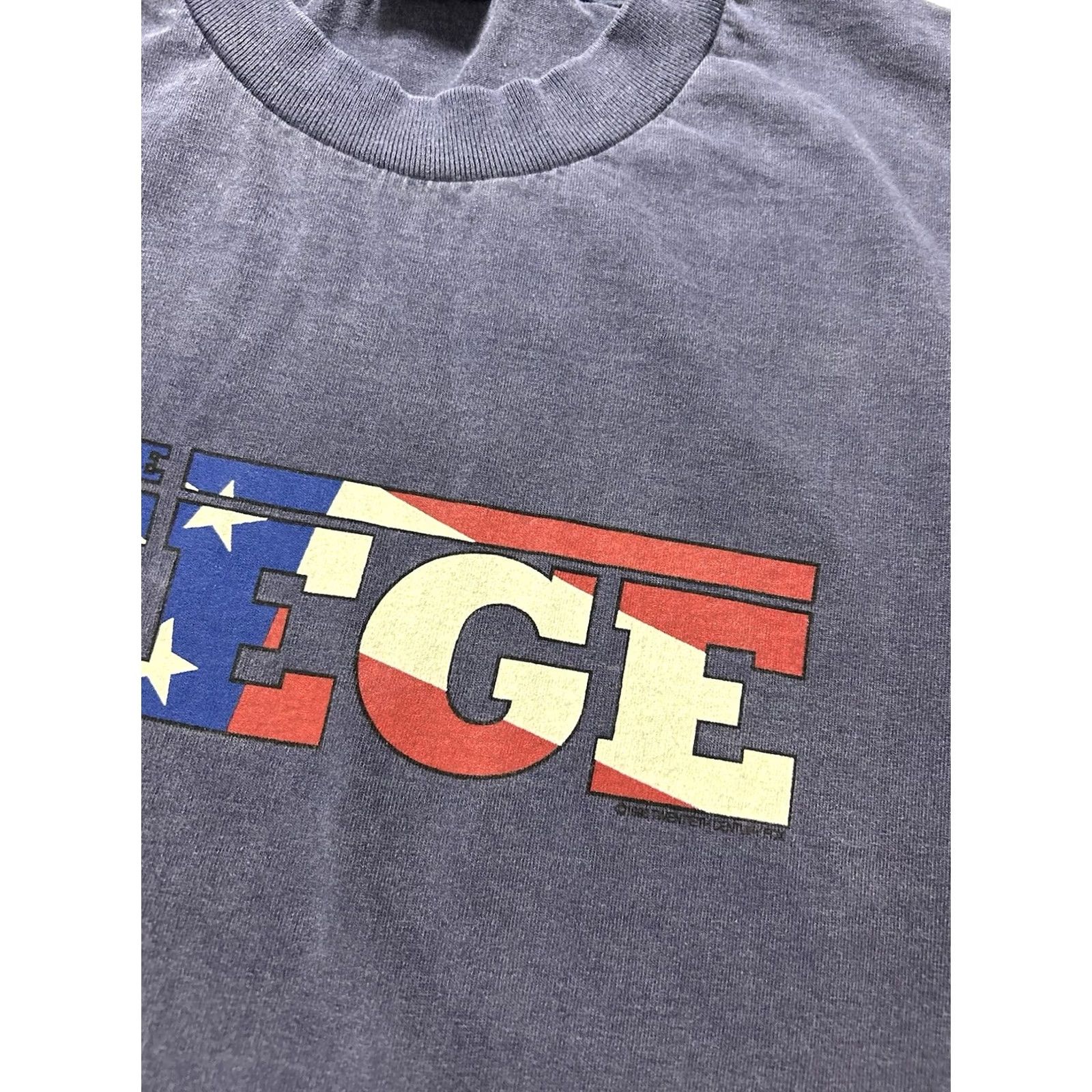 AAA VINTAGE The SIEGE Movie Shirt 1998 Denzel Washington XL 100% cotton Blue 90s Mens Size US XL / EU 56 / 4 - 4 Thumbnail