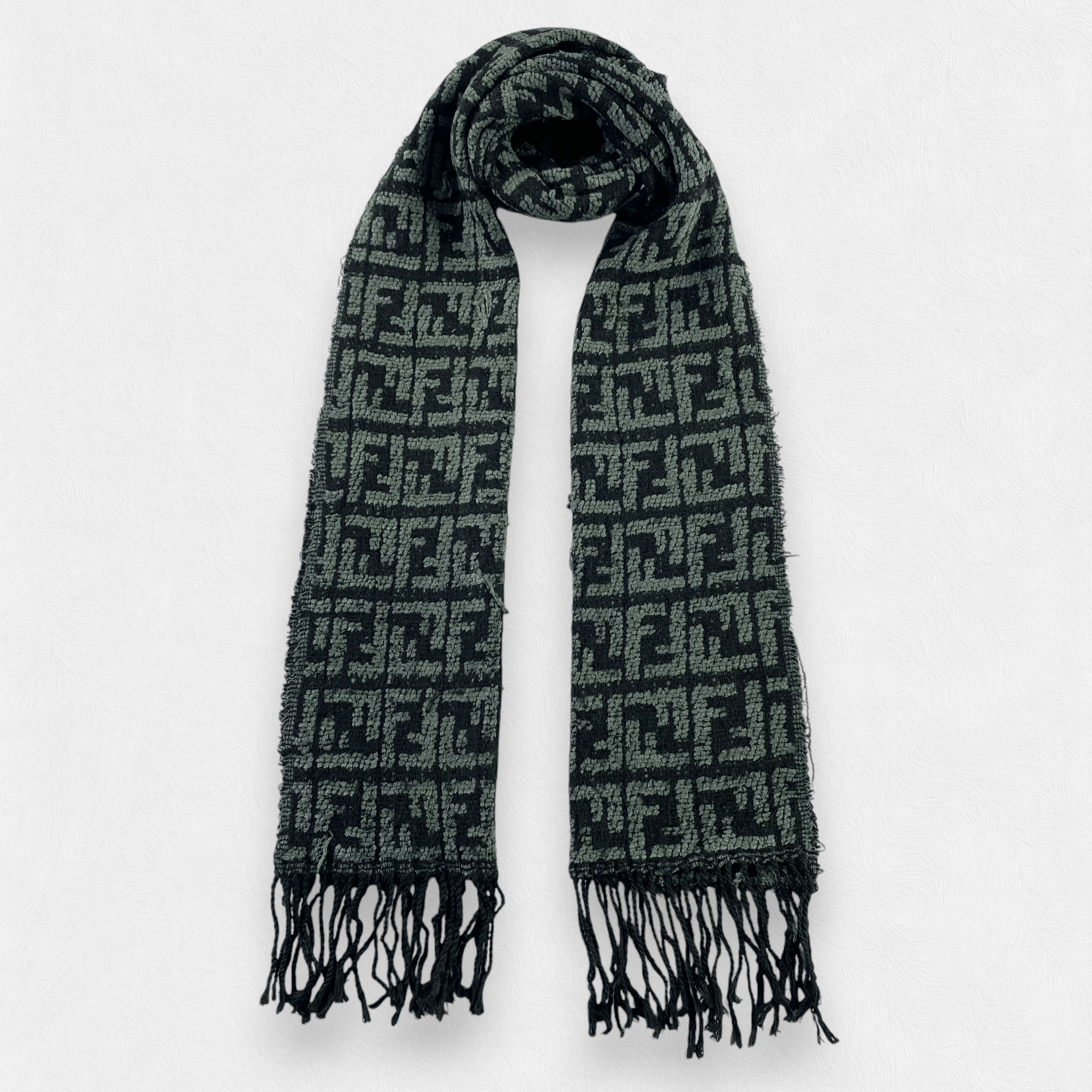 Fendi × Vintage Fendi Scarf Plaid Neck Wrap Muffler Size ONE SIZE - 1 Thumbnail