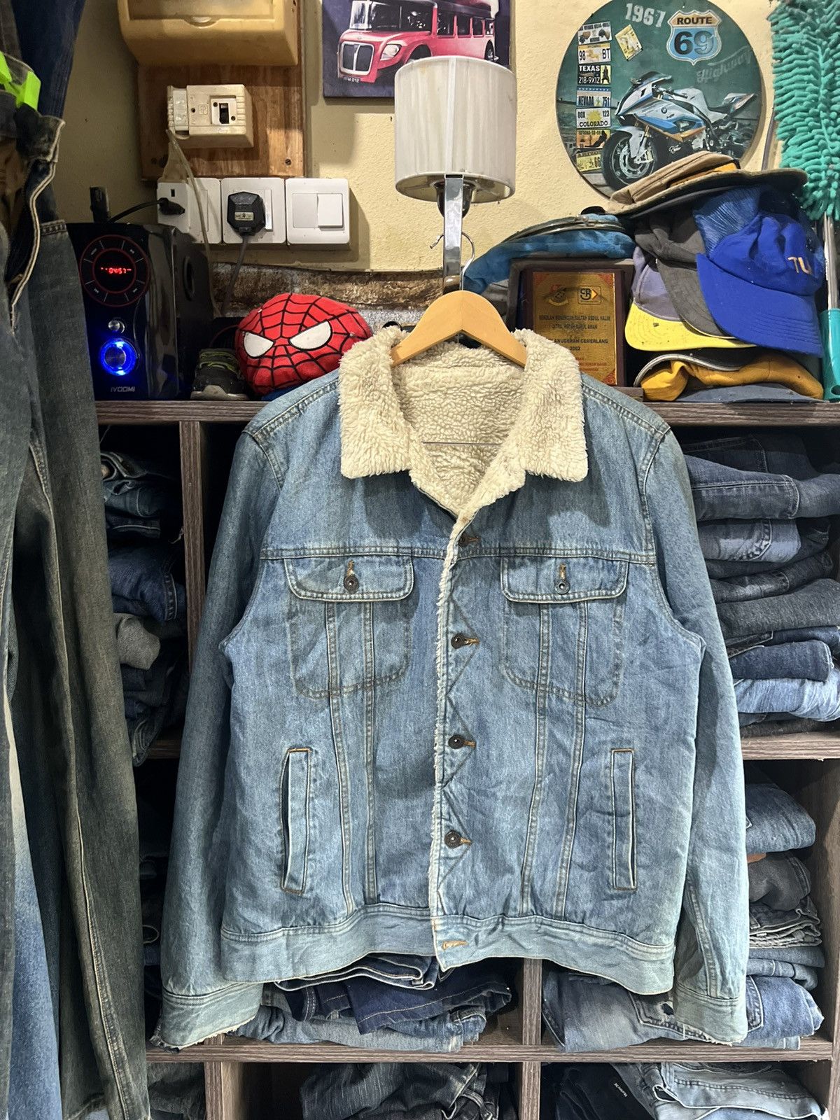 GU 🔥Gu Sherpa Denim Jacket Size US L / EU 52-54 / 3 - 3 Thumbnail