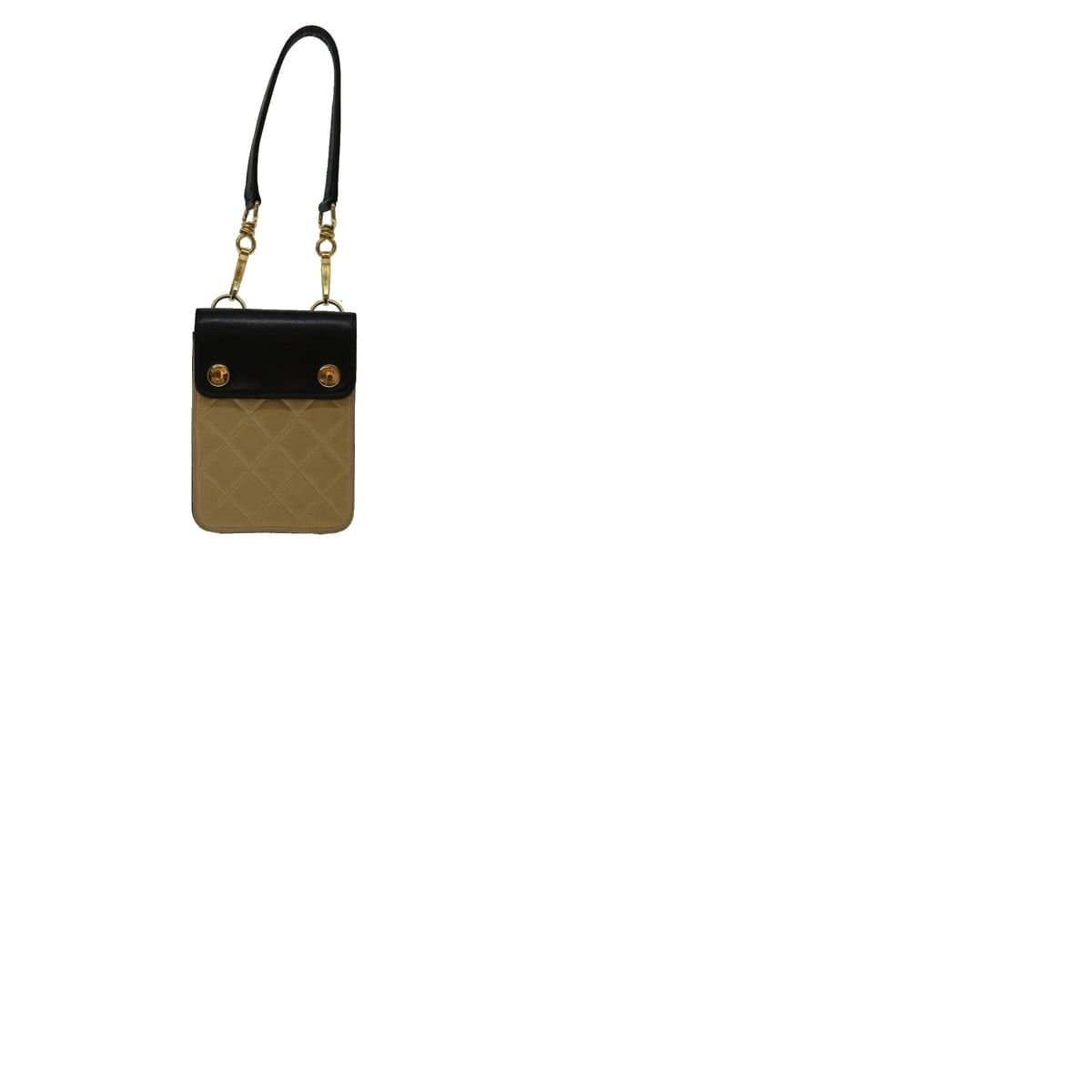 Chanel Chanel Matelasse Handbag Leather Beige CC Size ONE SIZE - 5 Thumbnail