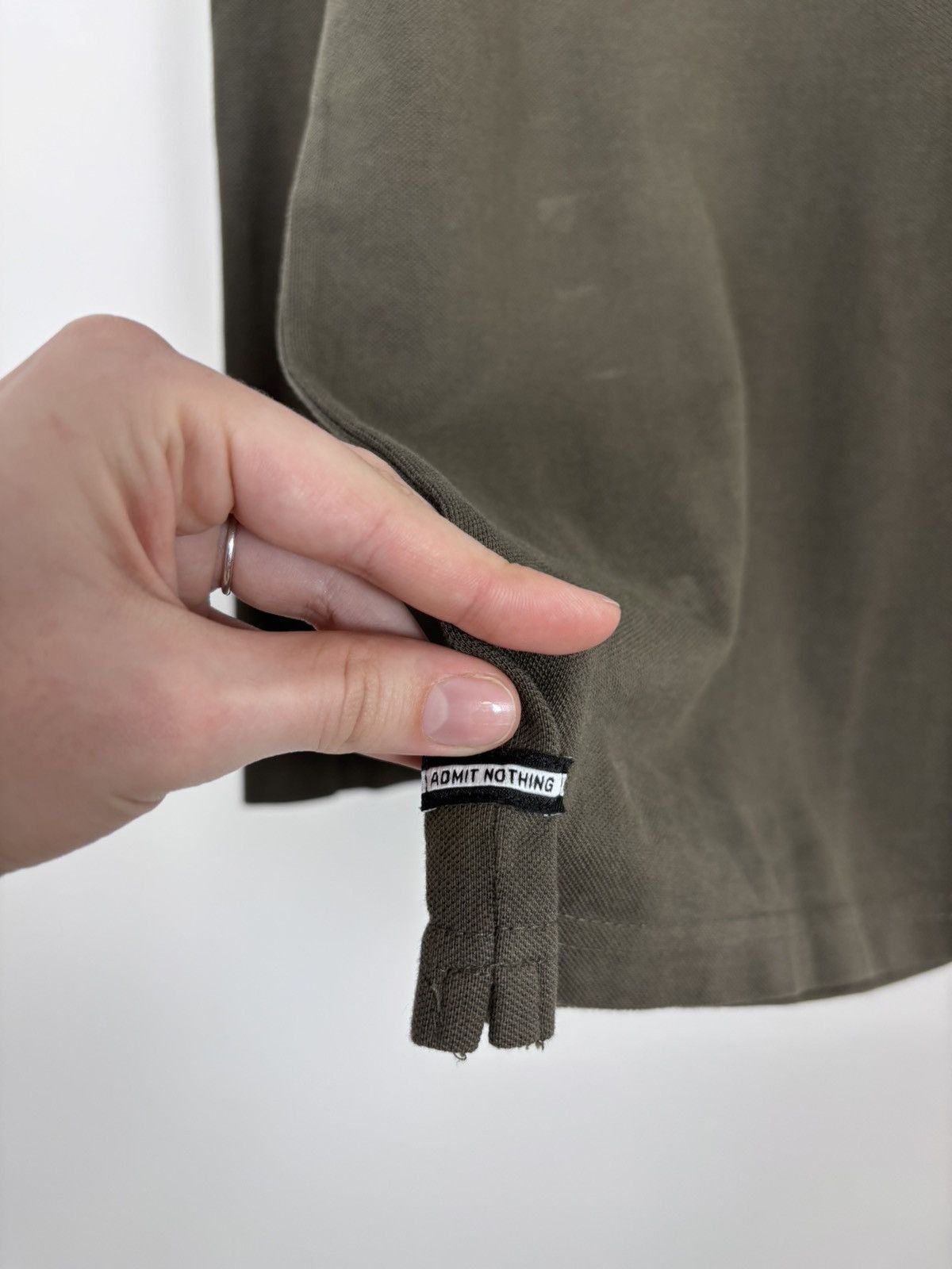 Weekend Offender Weekend Offender Men’s Khaki Long Sleeve Polo Shirt Size US S / EU 44-46 / 1 - 10 Thumbnail